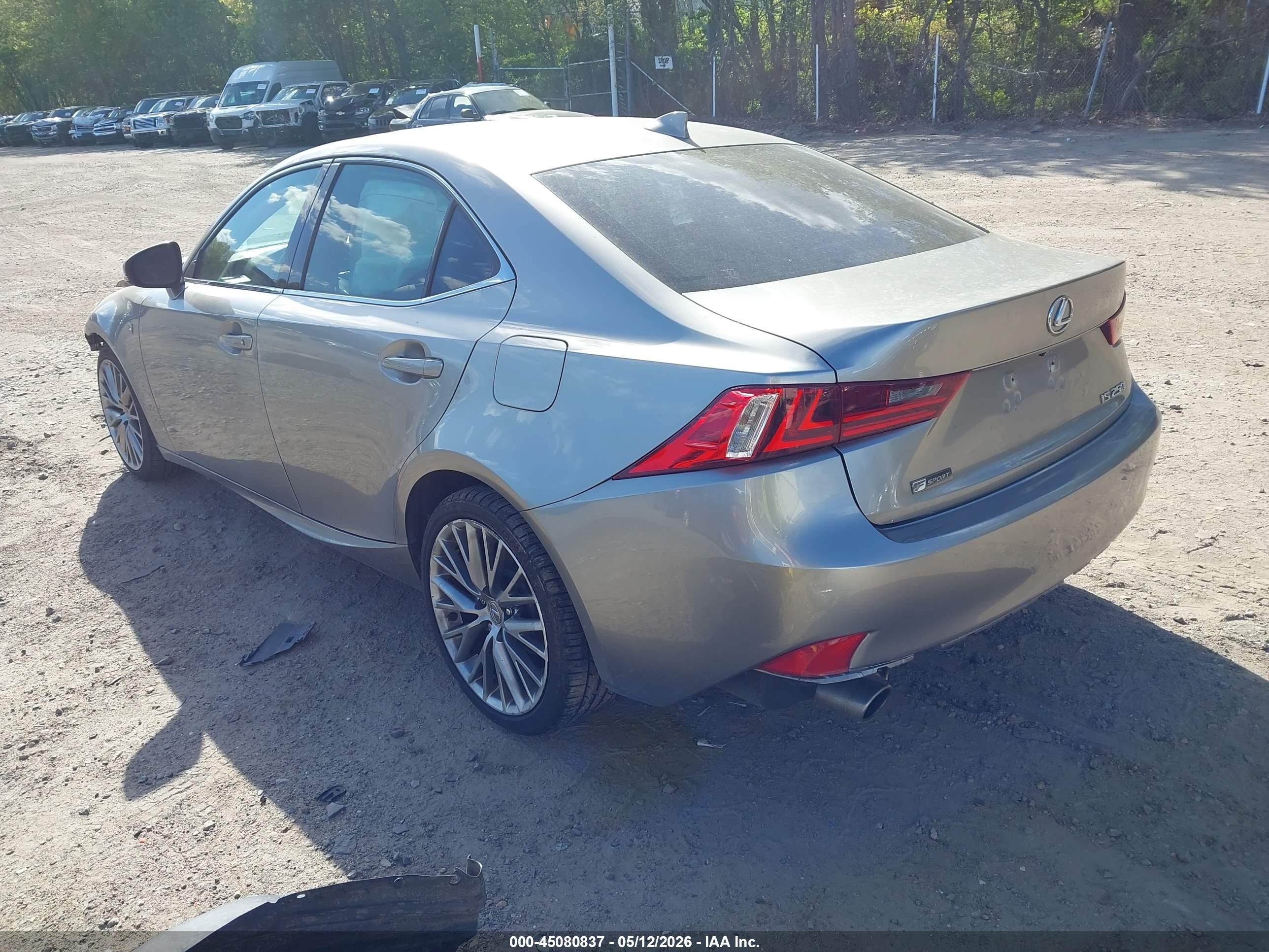 2015 Lexus Is 250   Silver vin: JTHBF1D24F5046255