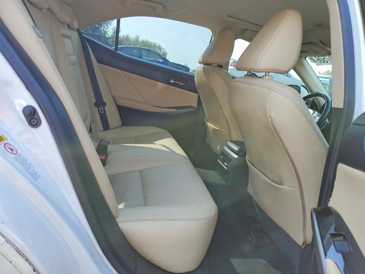 2015 Lexus Is 250 White vin: JTHBF1D24F5055618