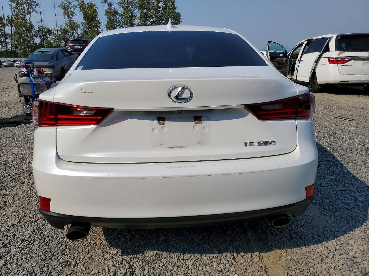 2015 Lexus Is 250 White vin: JTHBF1D24F5055618