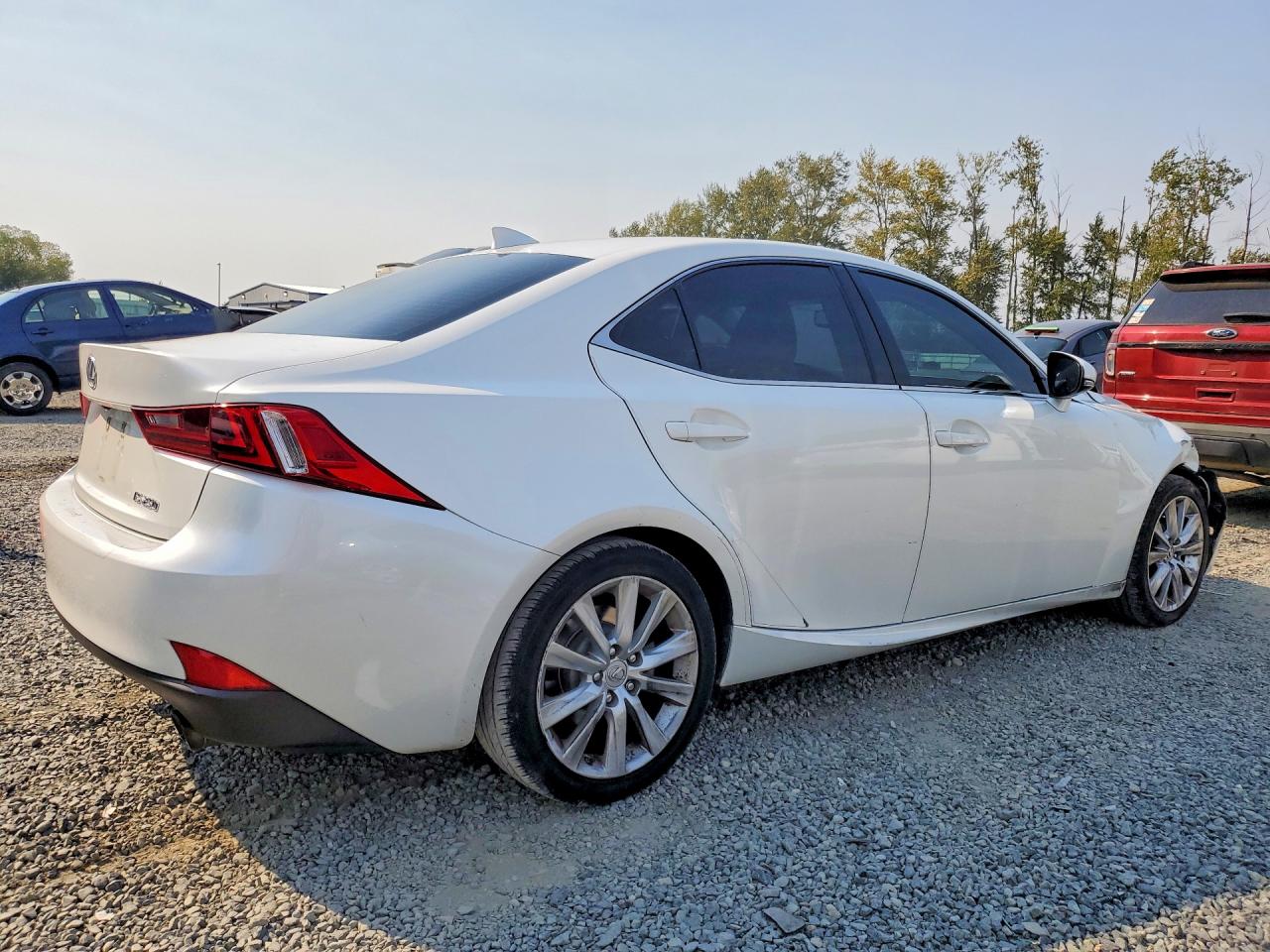 2015 Lexus Is 250 White vin: JTHBF1D24F5055618