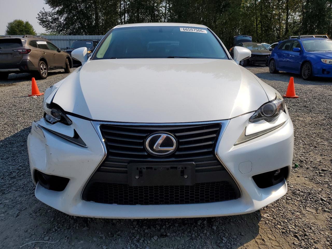 2015 Lexus Is 250 White vin: JTHBF1D24F5055618