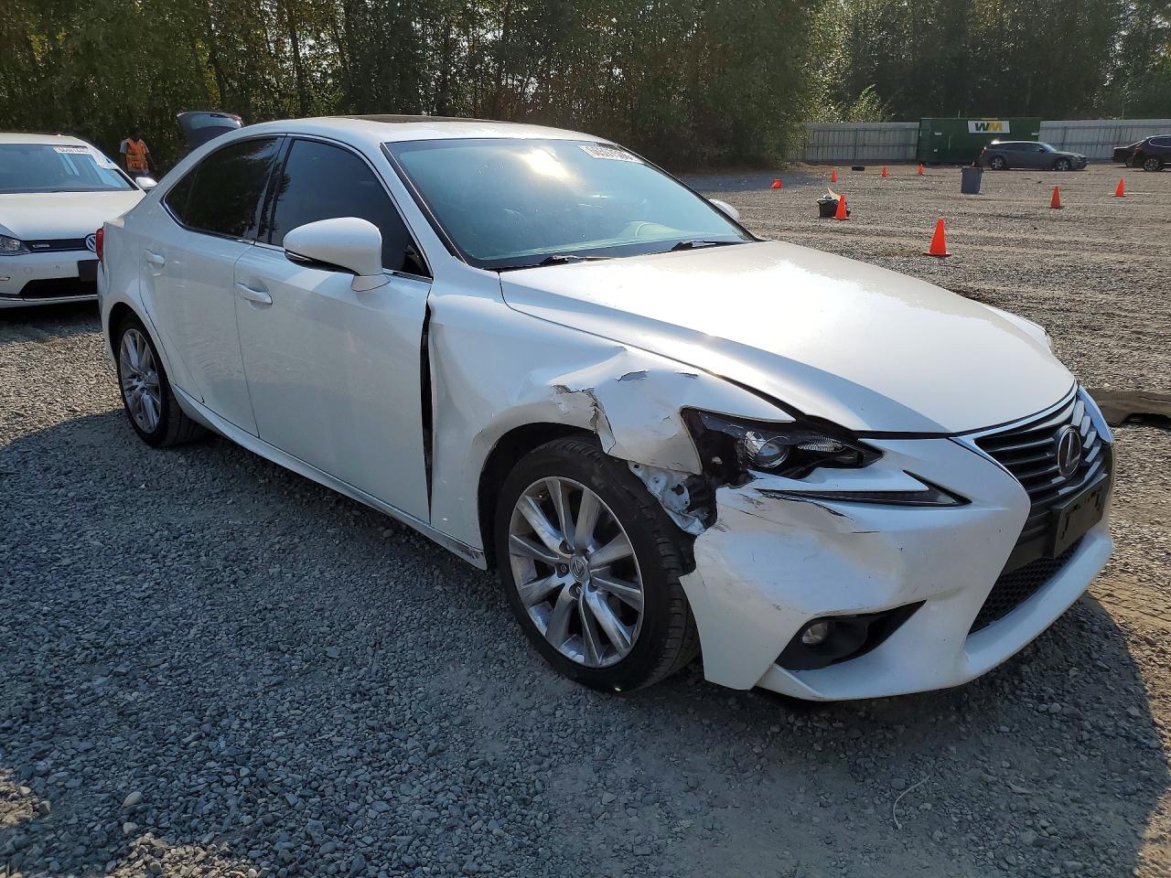 2015 Lexus Is 250 White vin: JTHBF1D24F5055618