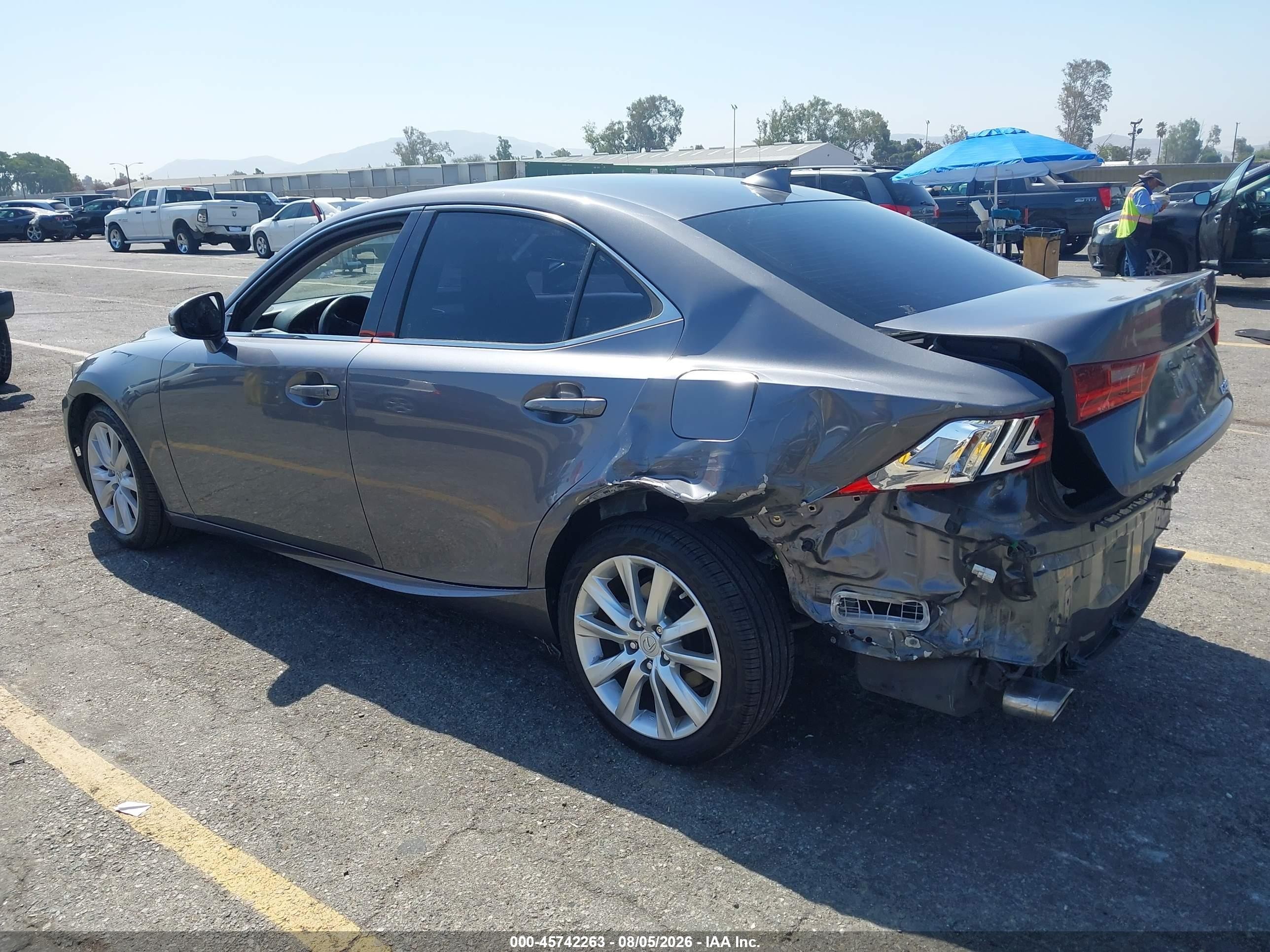 2015 Lexus Is 250 Gray vin: JTHBF1D24F5055859