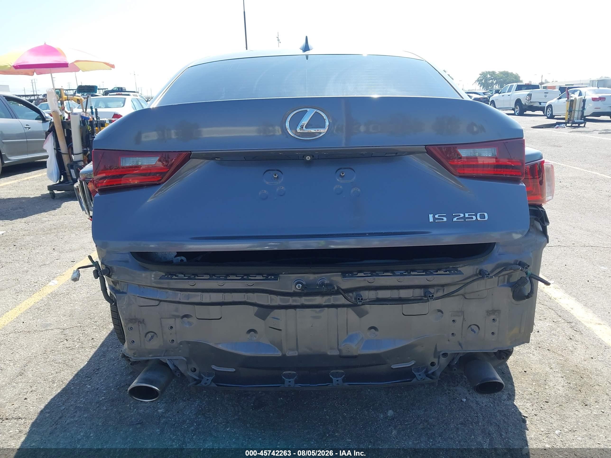 2015 Lexus Is 250 Gray vin: JTHBF1D24F5055859