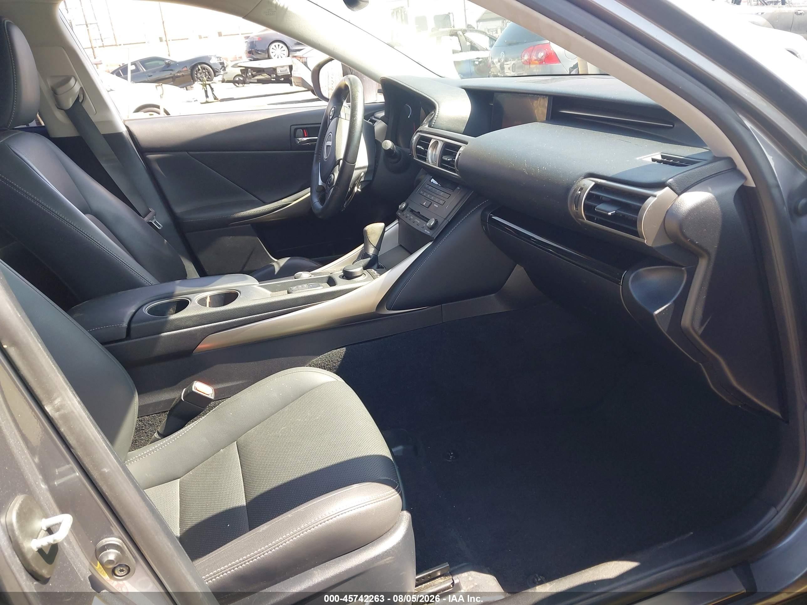 2015 Lexus Is 250 Gray vin: JTHBF1D24F5055859