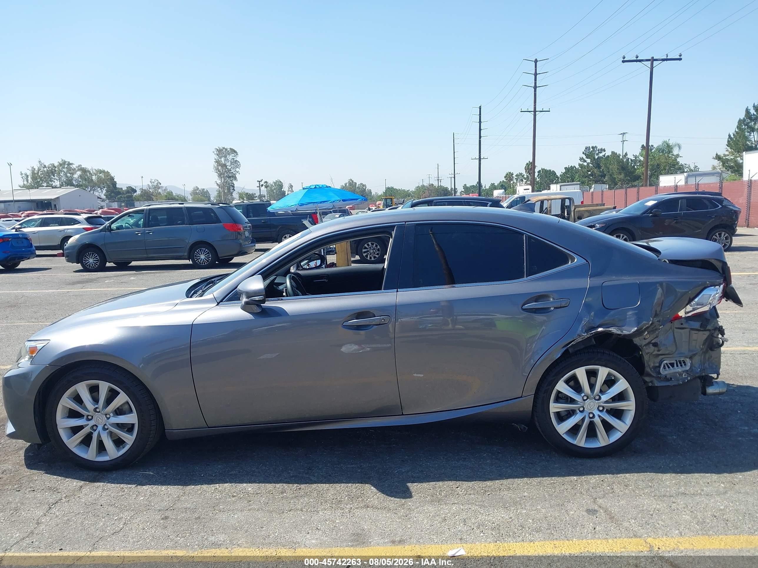 2015 Lexus Is 250 Gray vin: JTHBF1D24F5055859