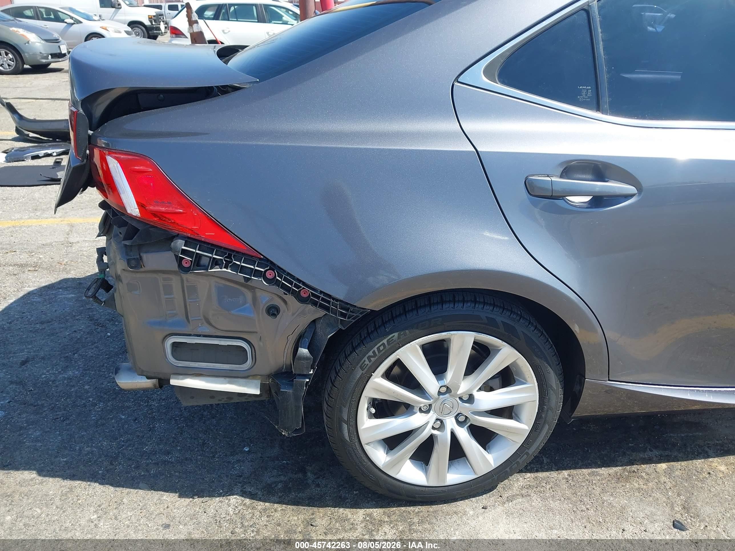 2015 Lexus Is 250 Gray vin: JTHBF1D24F5055859