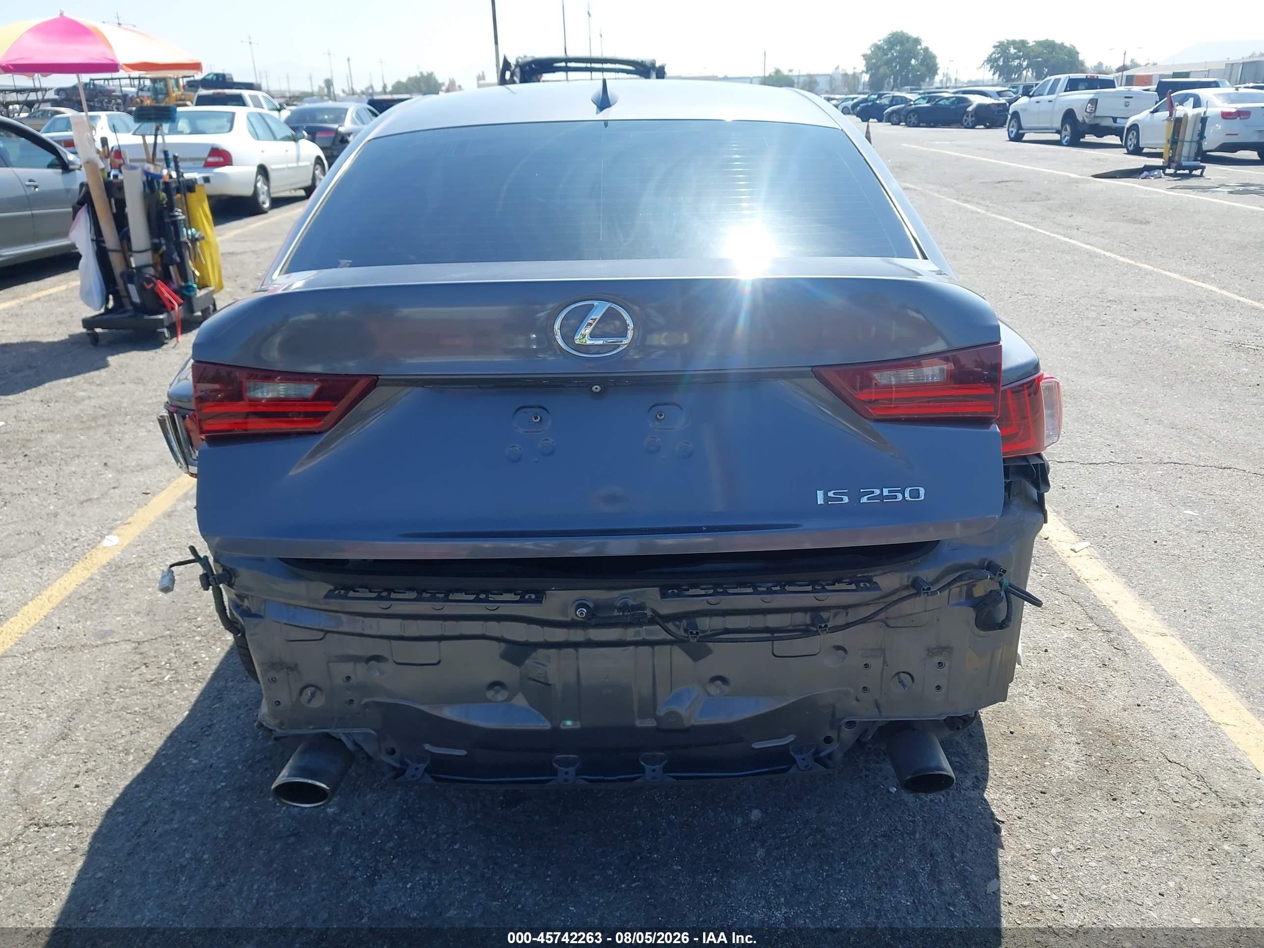 2015 Lexus Is 250 Gray vin: JTHBF1D24F5055859