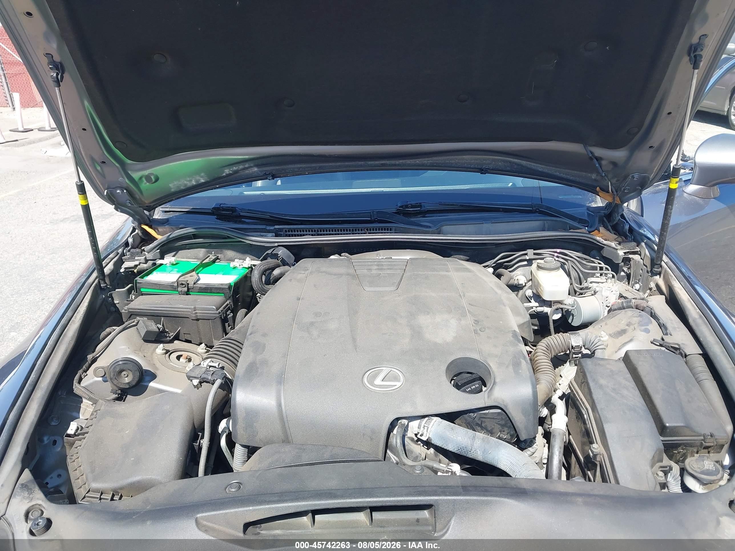 2015 Lexus Is 250 Gray vin: JTHBF1D24F5055859