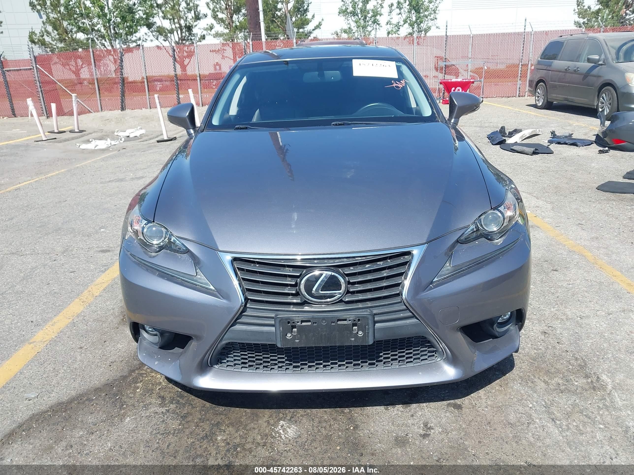 2015 Lexus Is 250 Gray vin: JTHBF1D24F5055859