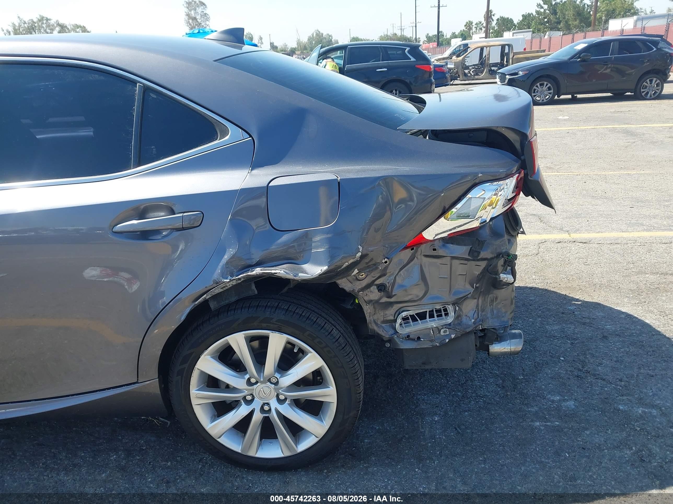 2015 Lexus Is 250 Gray vin: JTHBF1D24F5055859