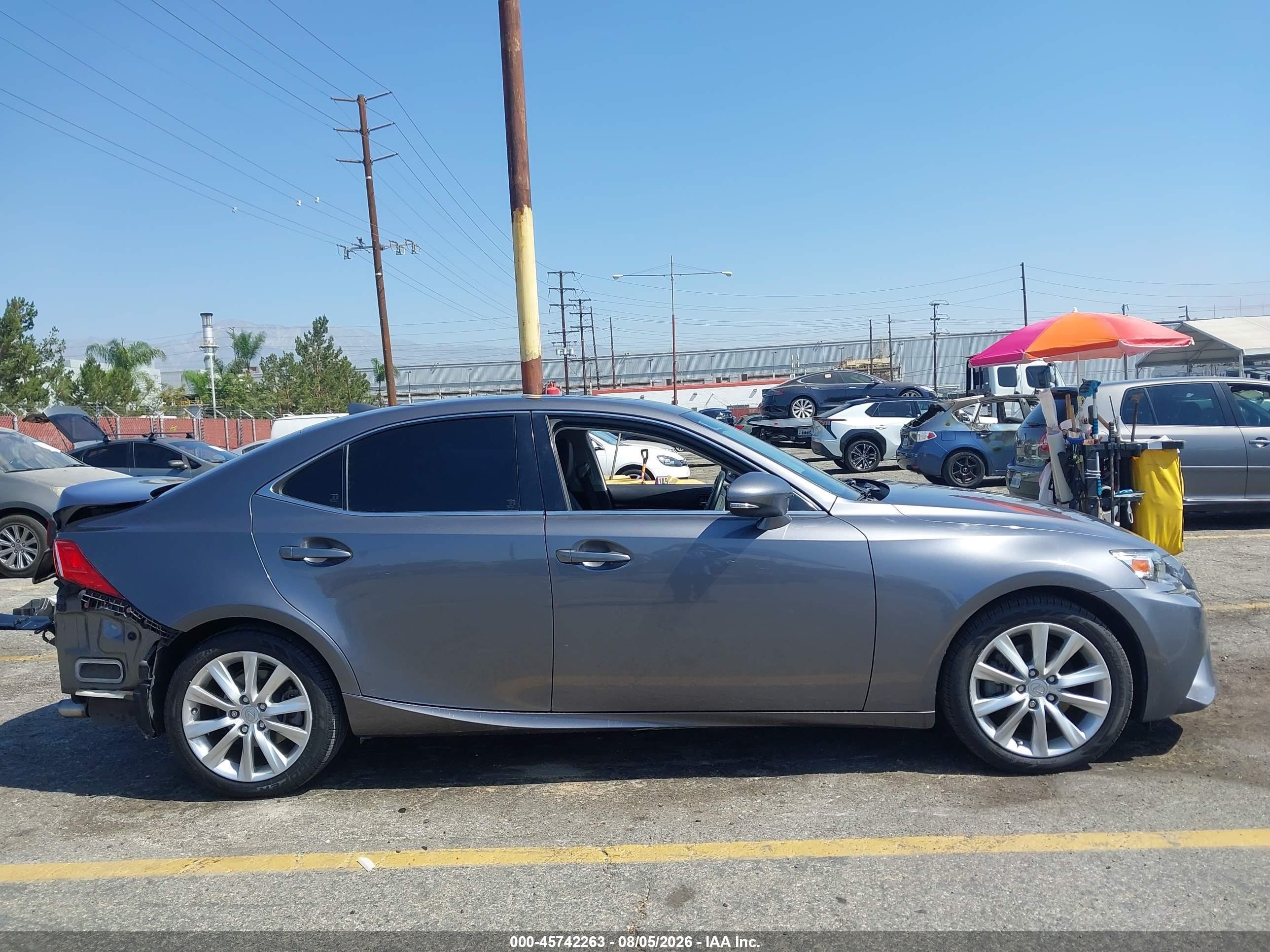 2015 Lexus Is 250 Gray vin: JTHBF1D24F5055859