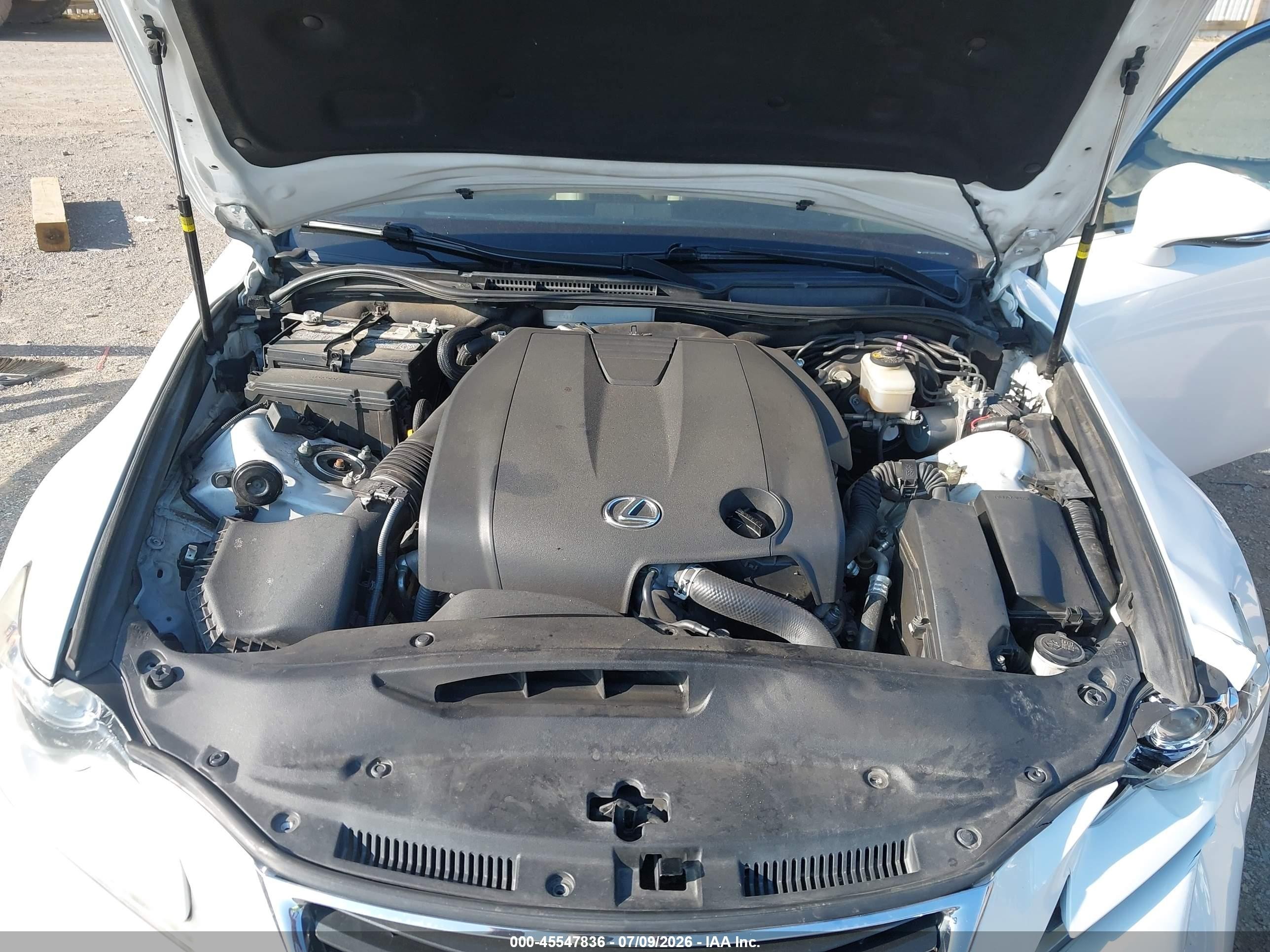 2015 Lexus Is 250   White vin: JTHBF1D24F5068529
