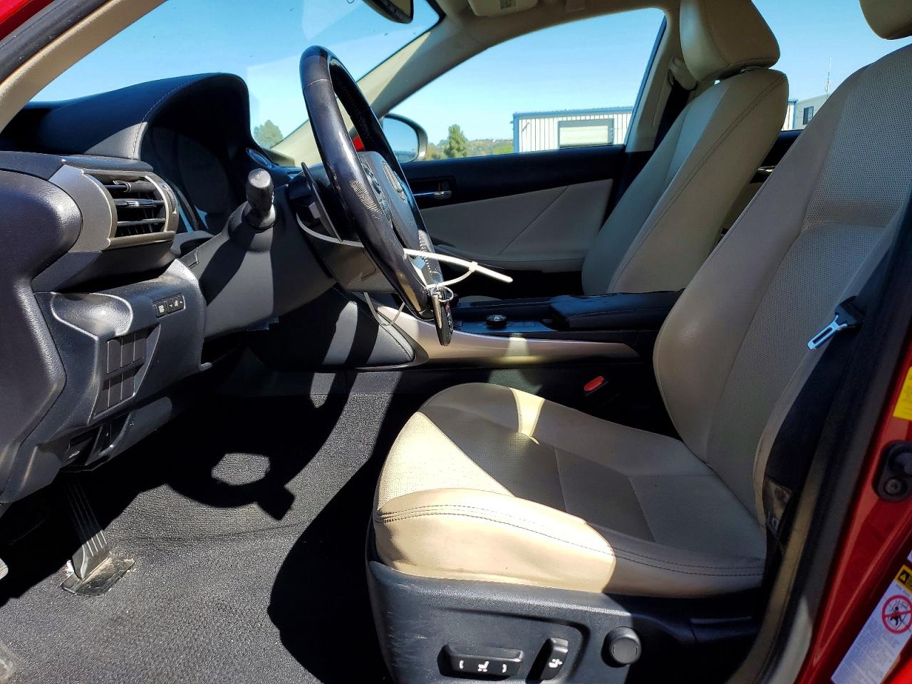 2015 Lexus Is 250 Красный vin: JTHBF1D24F5079112