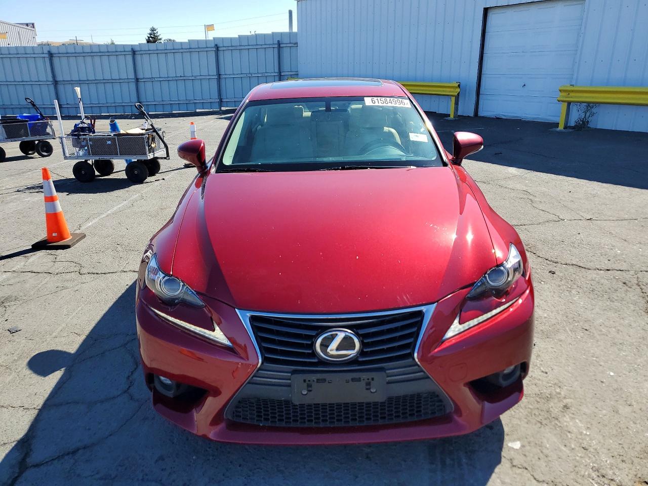 2015 Lexus Is 250 Красный vin: JTHBF1D24F5079112