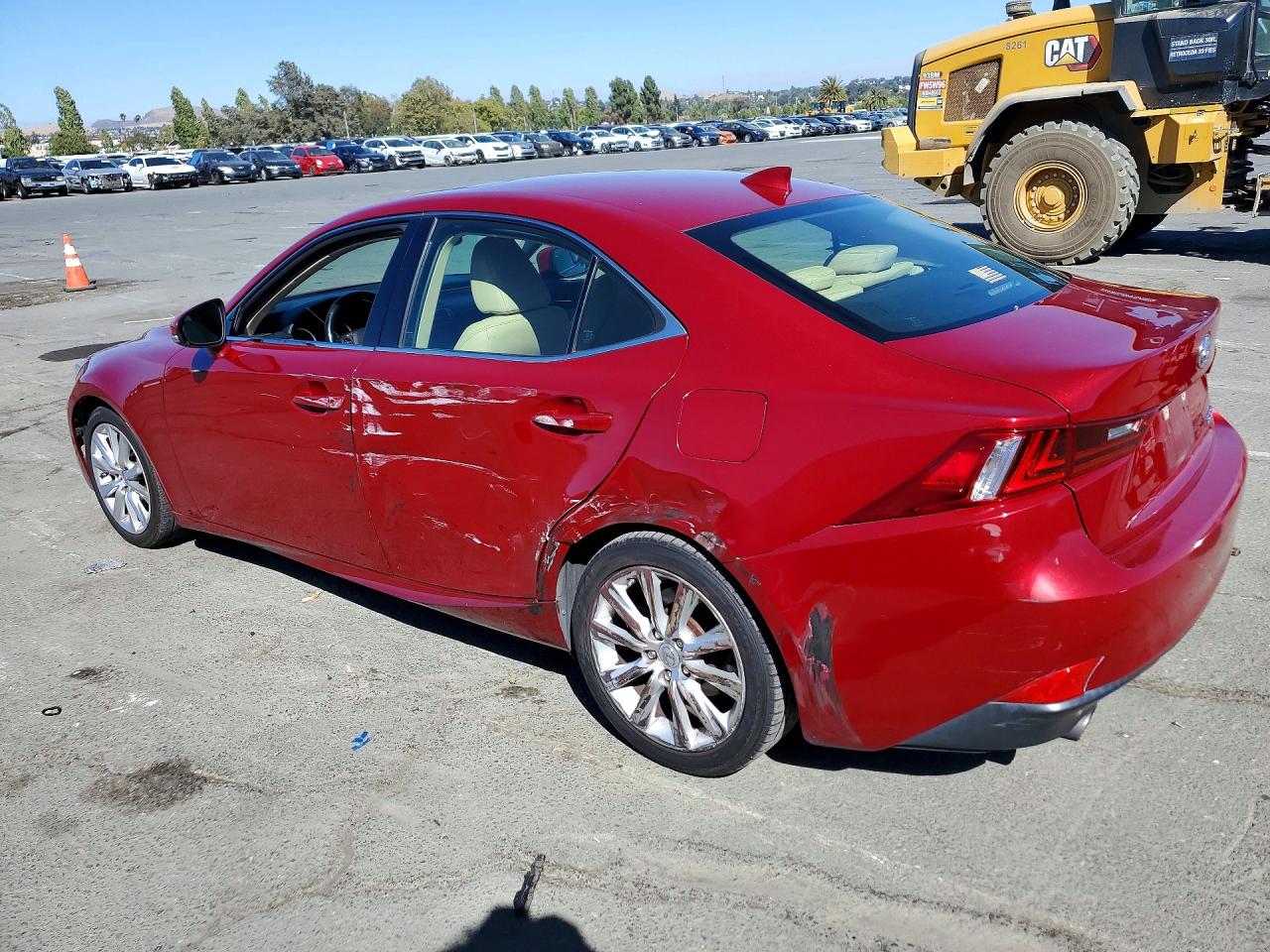 2015 Lexus Is 250 Красный vin: JTHBF1D24F5079112