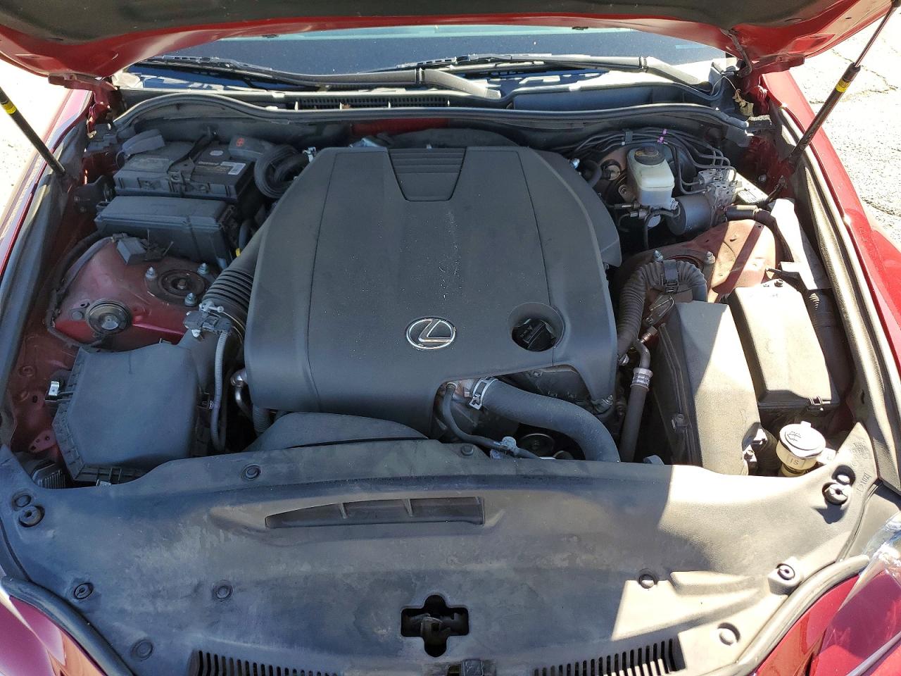 2015 Lexus Is 250 Красный vin: JTHBF1D24F5079112