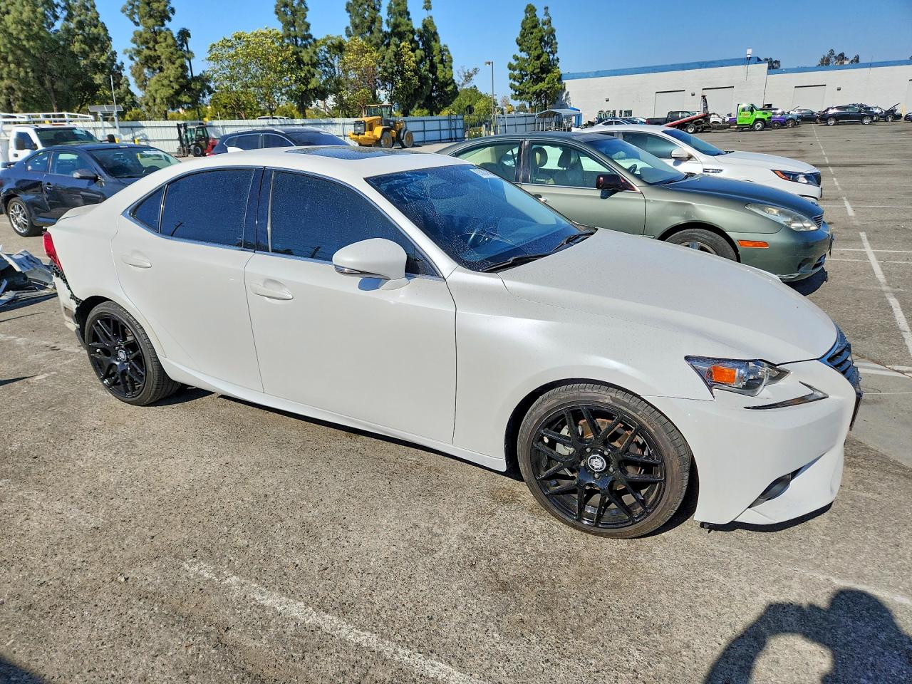 2015 Lexus Is 250 White vin: JTHBF1D24F5081412