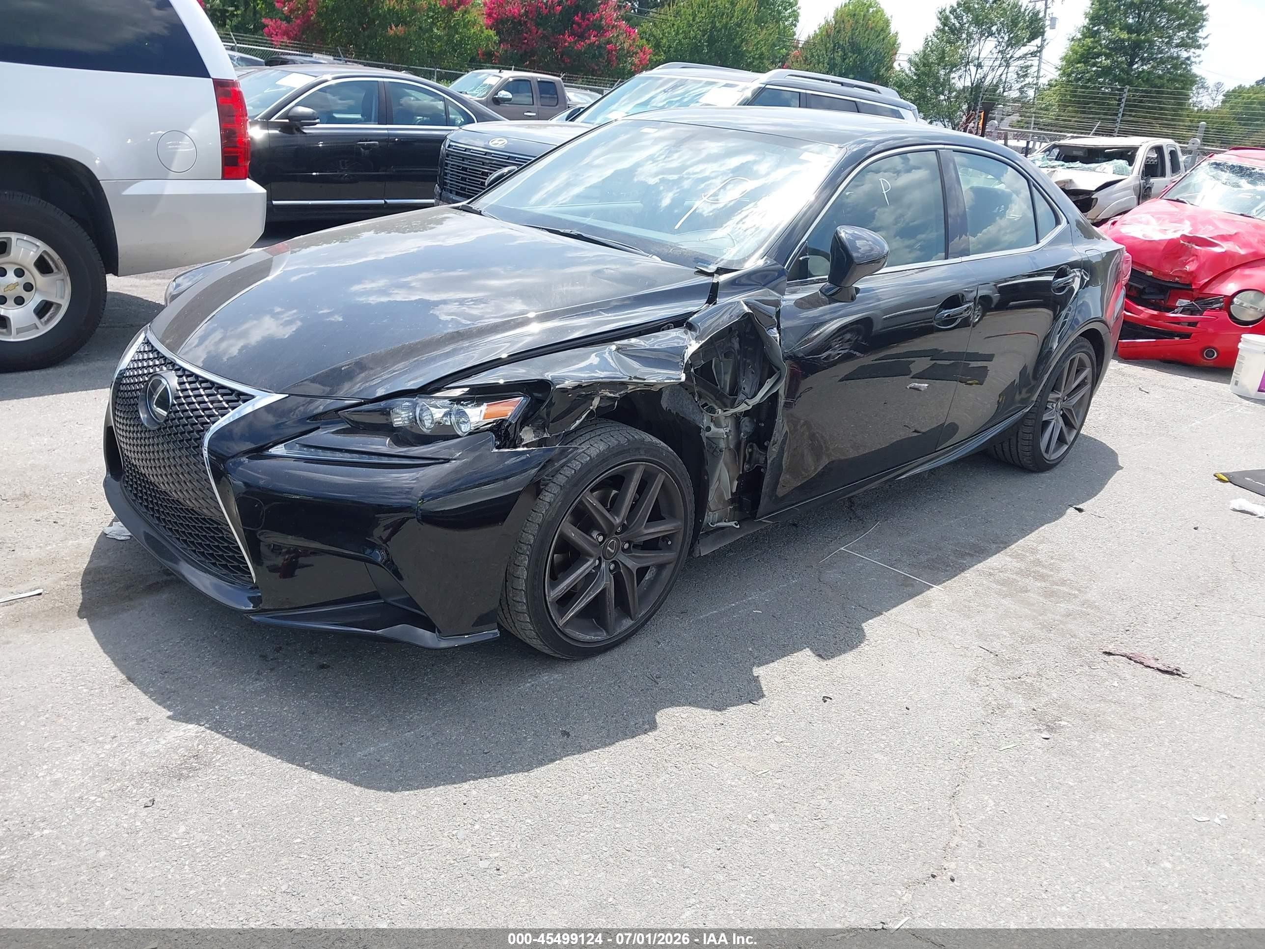 2015 Lexus Is 250   Black vin: JTHBF1D24F5082480