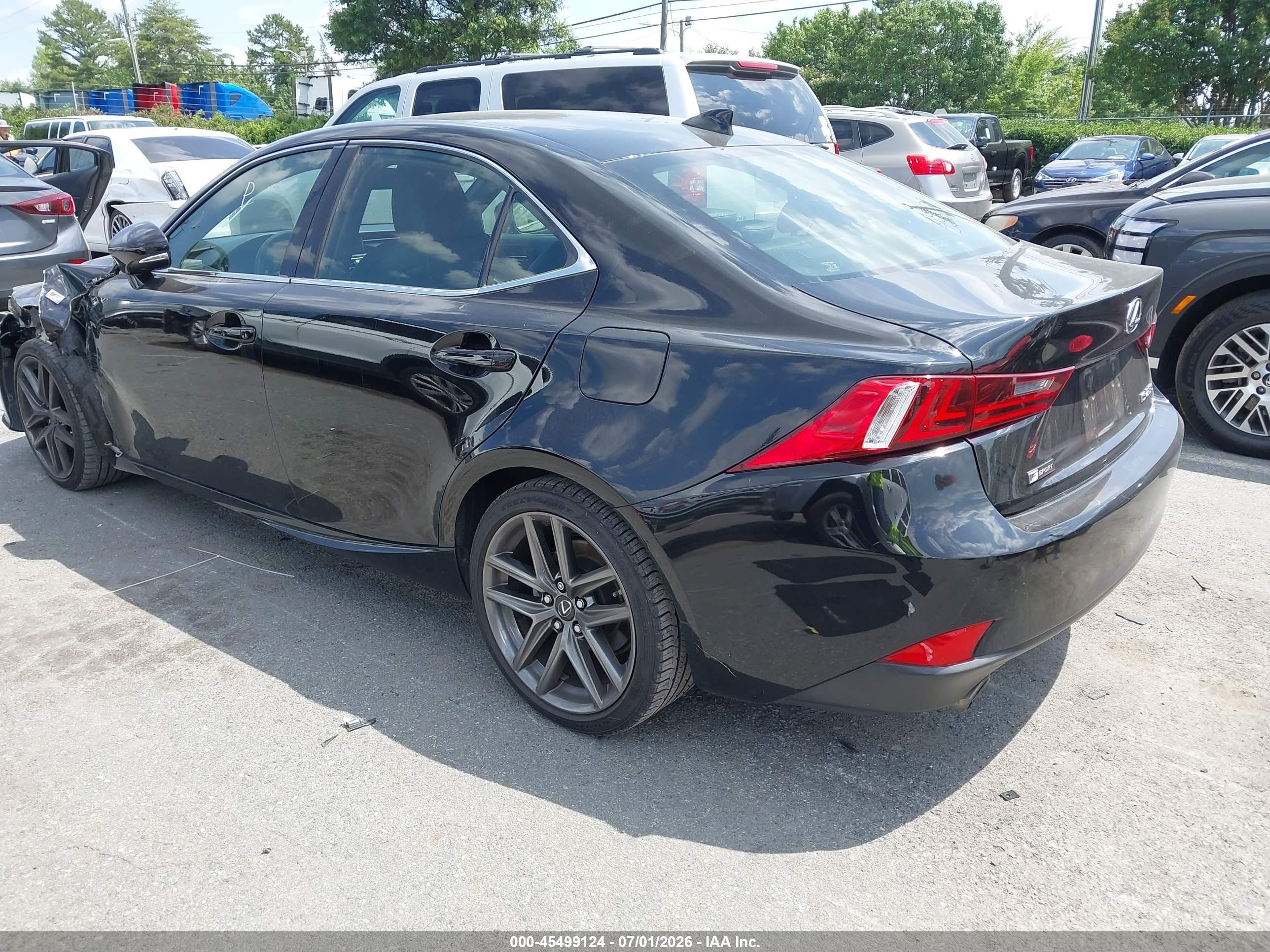 2015 Lexus Is 250   Black vin: JTHBF1D24F5082480