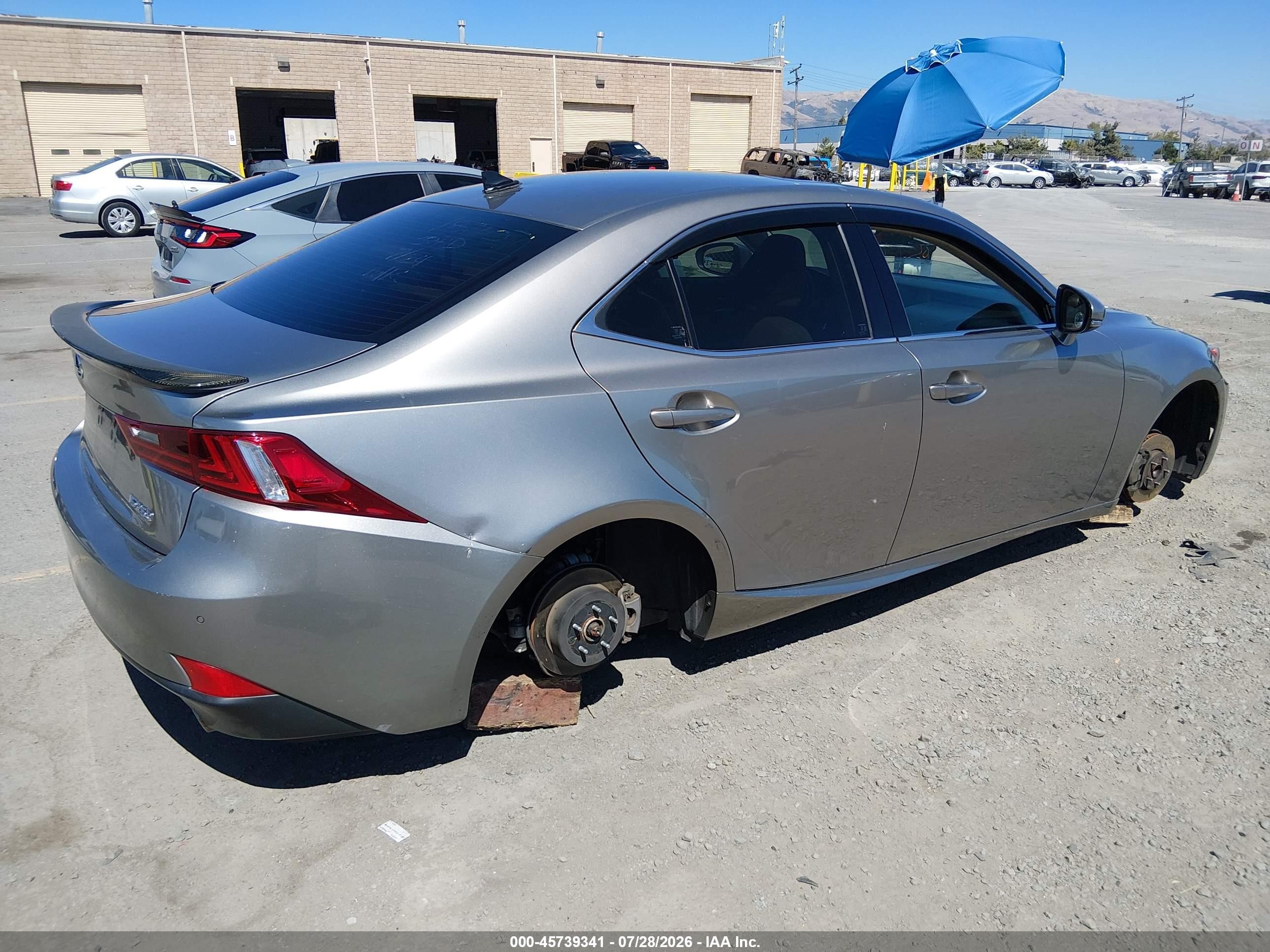 2014 Lexus Is 250   Gray vin: JTHBF1D25E5002070