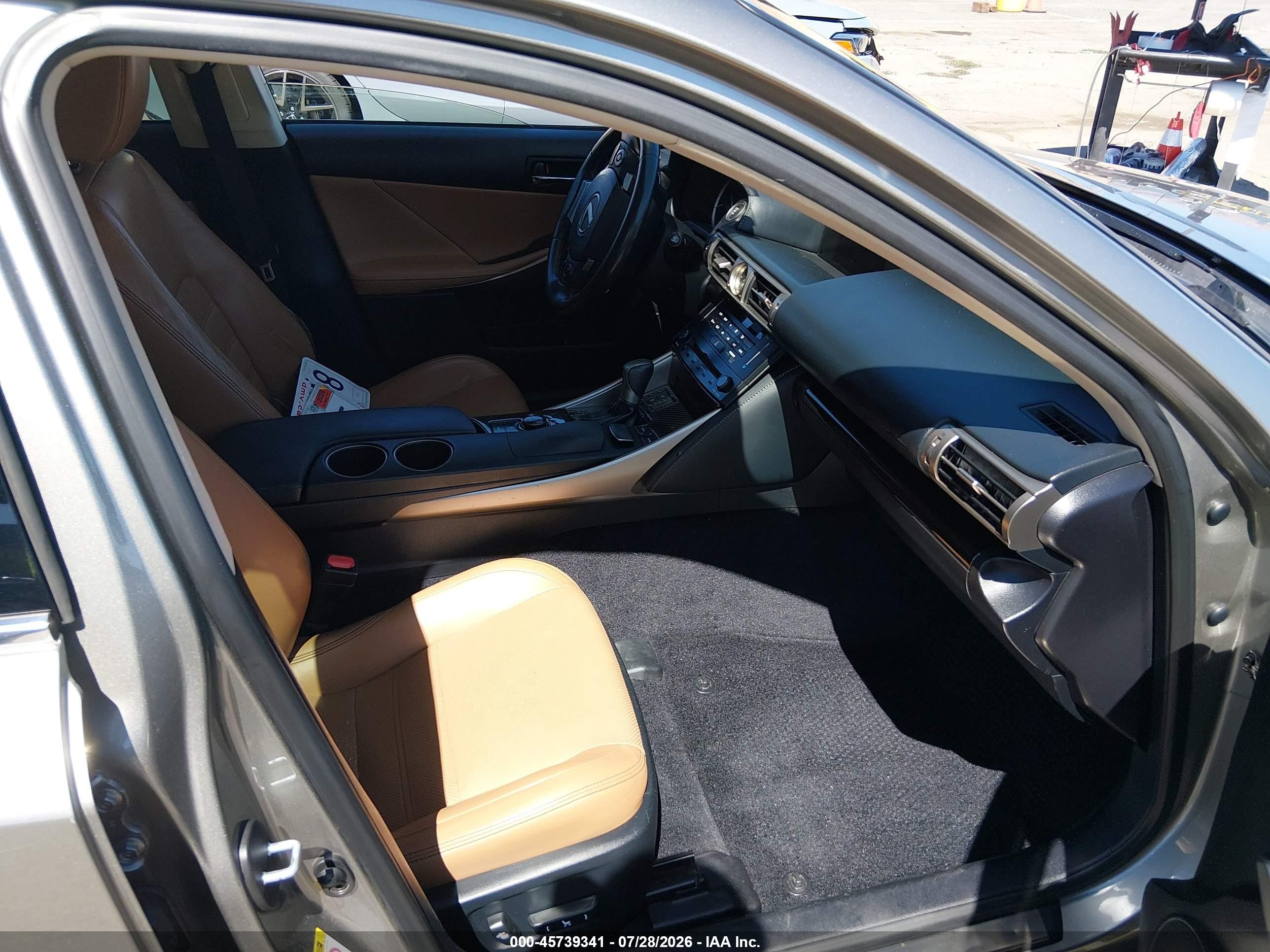 2014 Lexus Is 250   Gray vin: JTHBF1D25E5002070