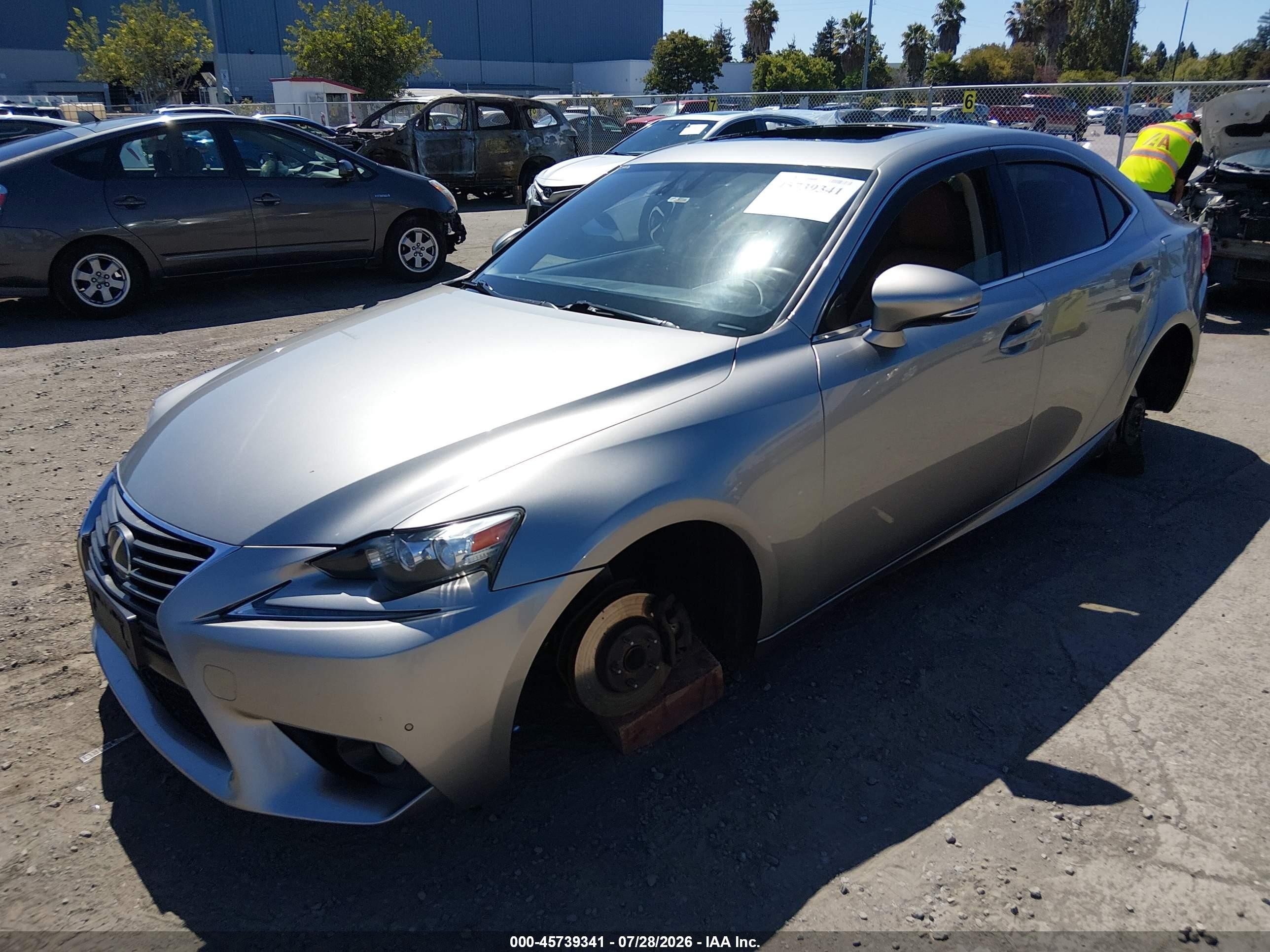 2014 Lexus Is 250   Gray vin: JTHBF1D25E5002070