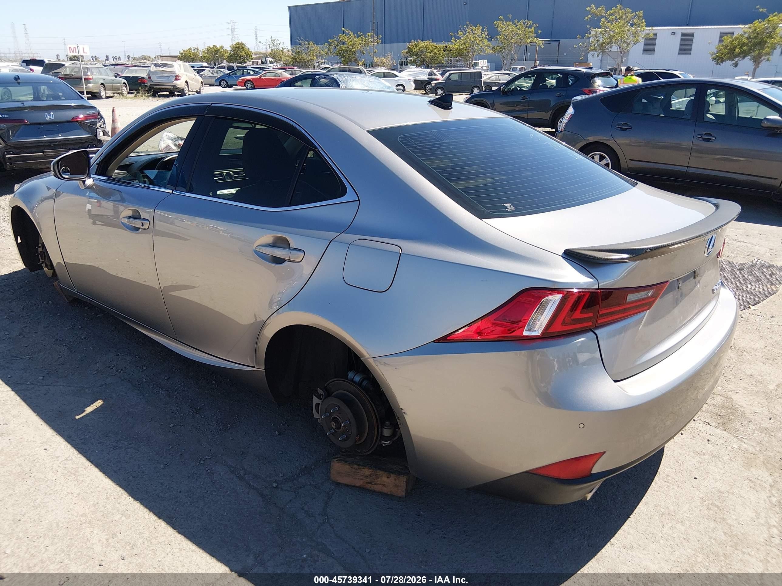 2014 Lexus Is 250   Gray vin: JTHBF1D25E5002070