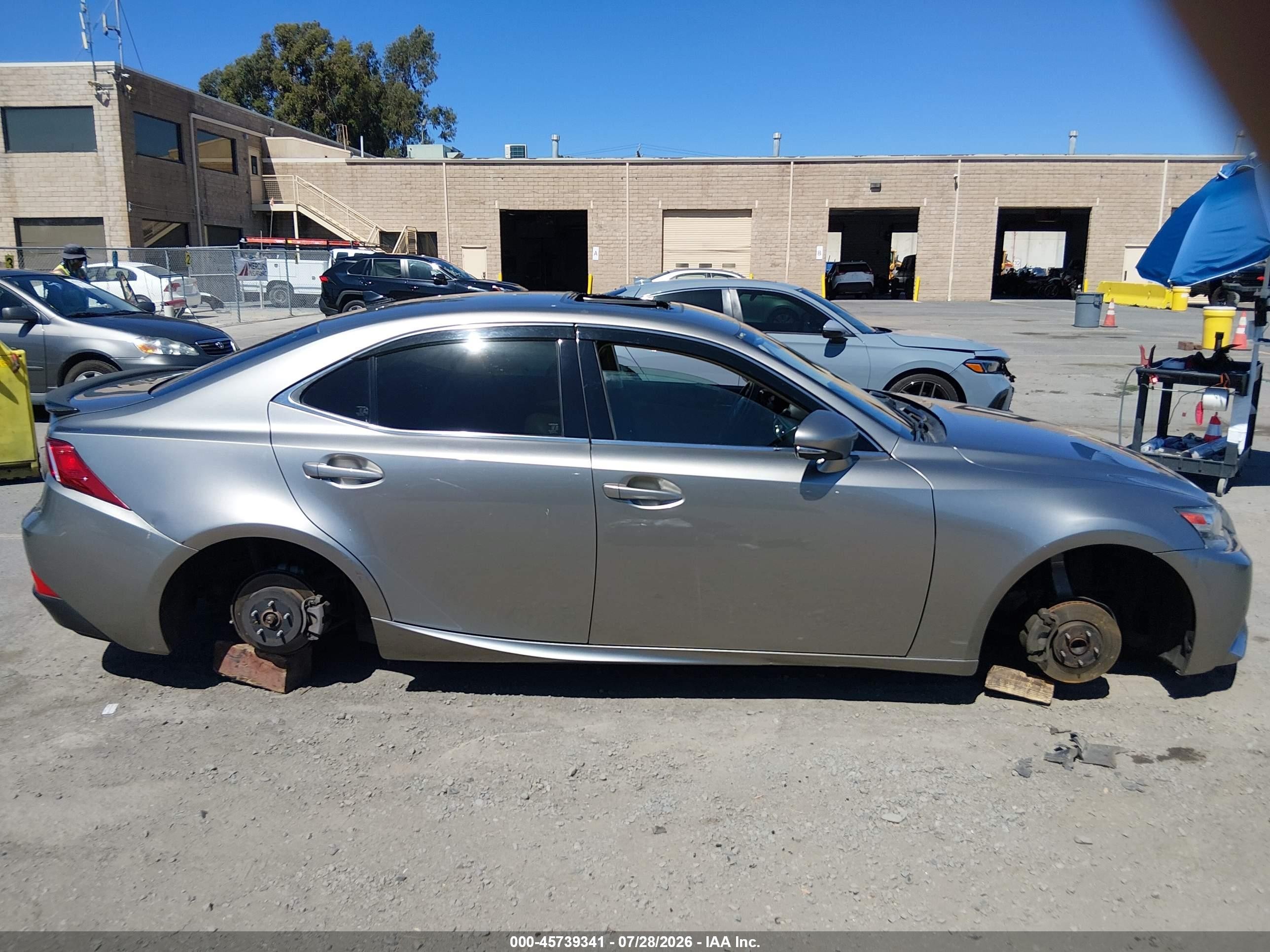 2014 Lexus Is 250   Gray vin: JTHBF1D25E5002070