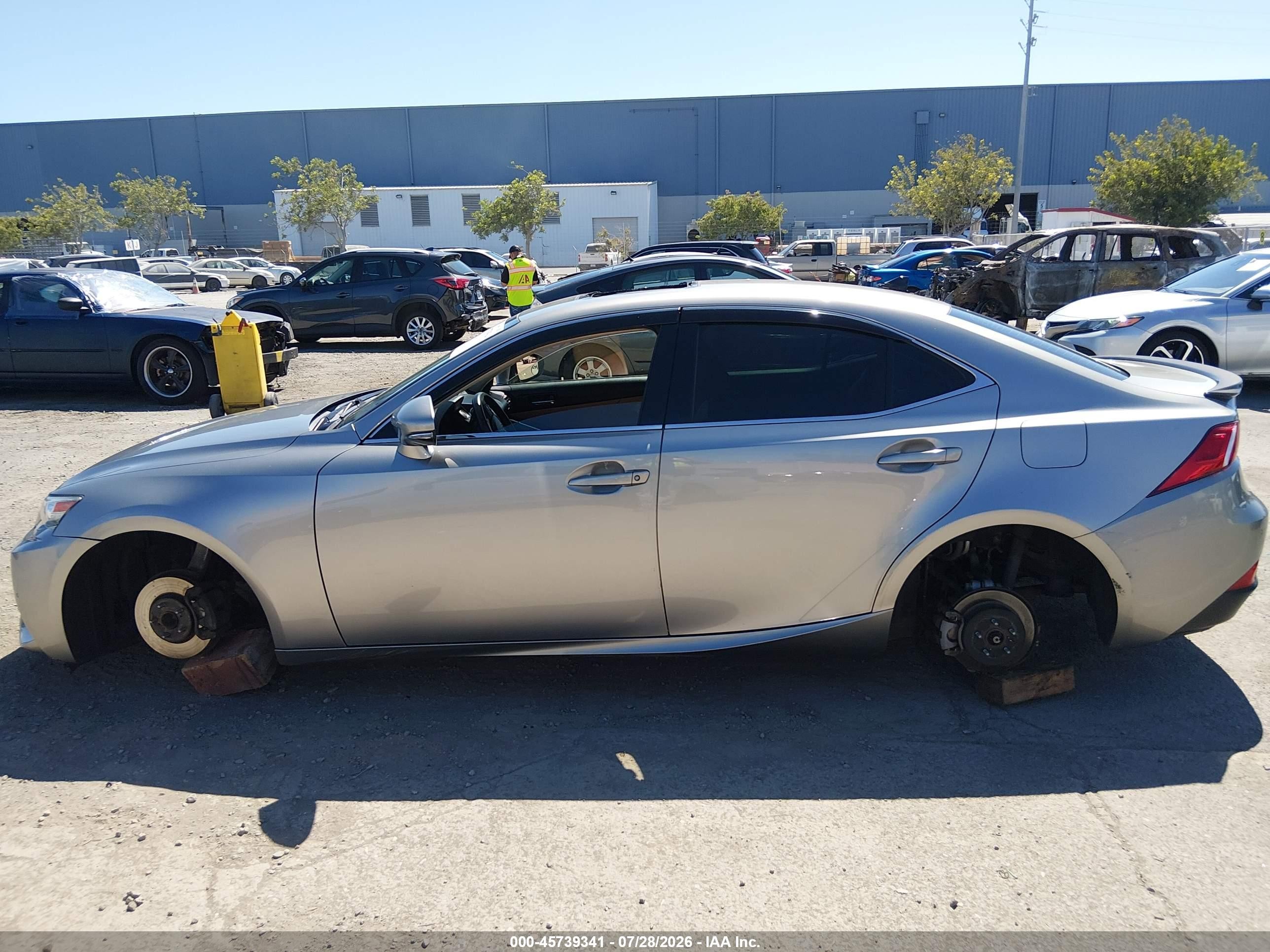2014 Lexus Is 250   Gray vin: JTHBF1D25E5002070