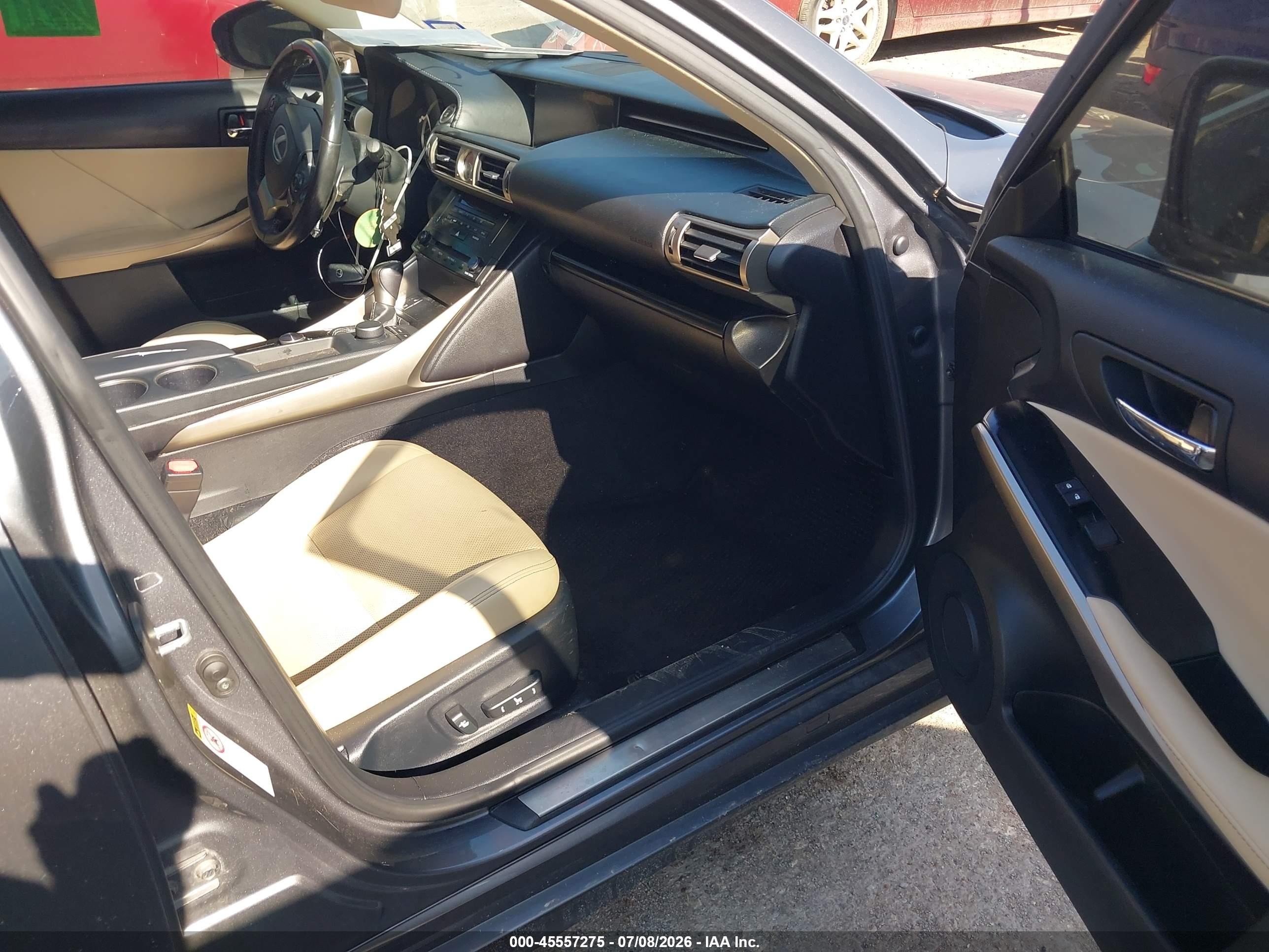 2014 Lexus Is 250   Gray vin: JTHBF1D25E5029382