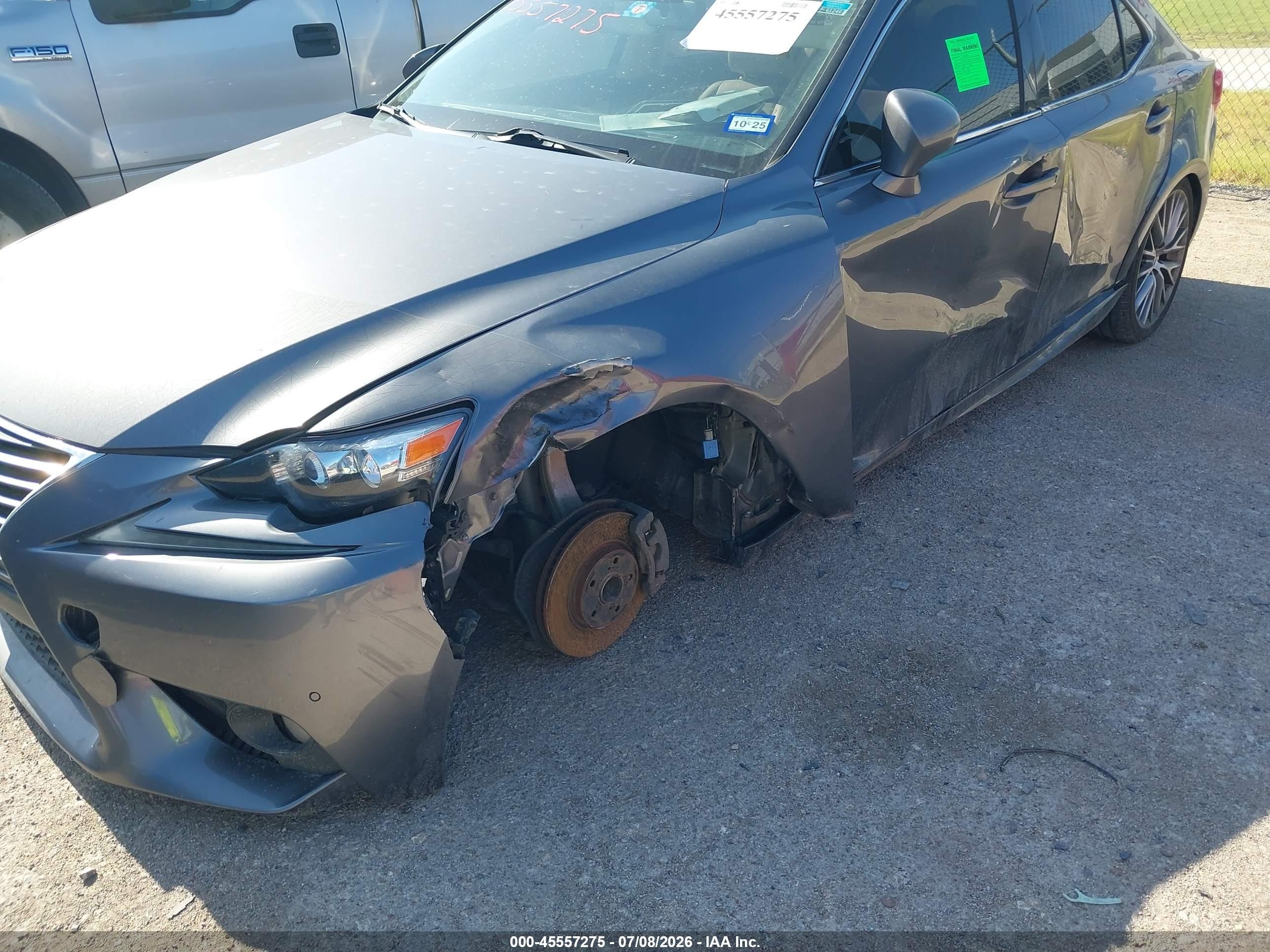 2014 Lexus Is 250   Gray vin: JTHBF1D25E5029382