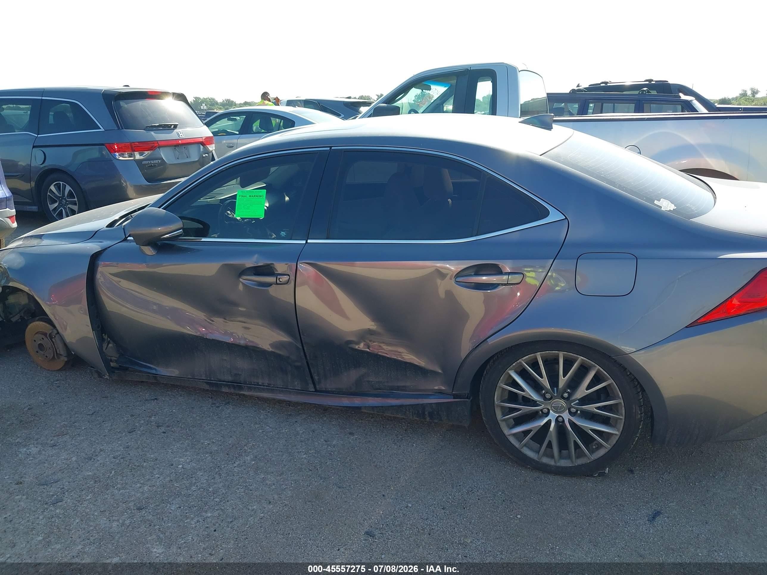2014 Lexus Is 250   Gray vin: JTHBF1D25E5029382