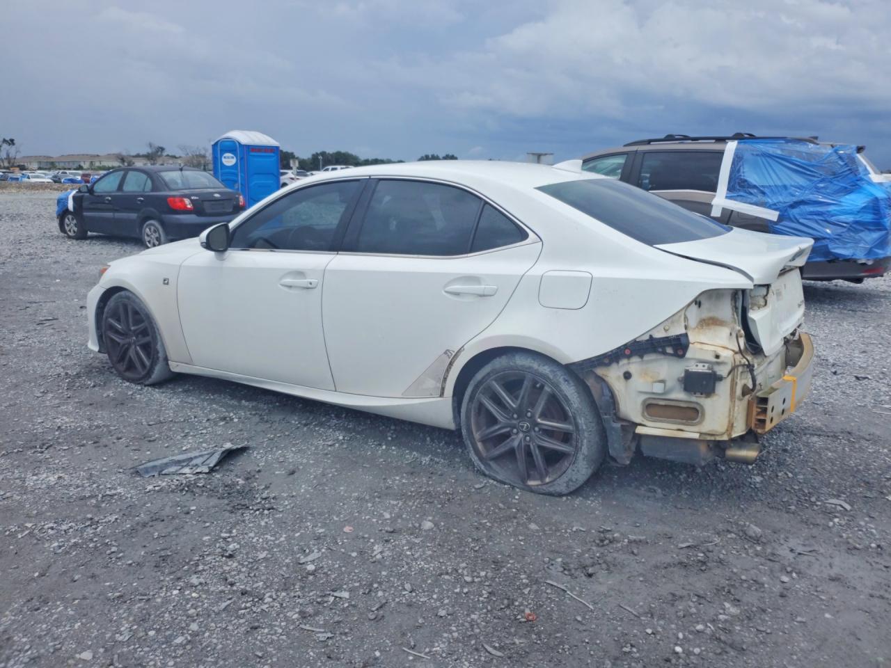 2014 Lexus Is 250 White vin: JTHBF1D25E5043217