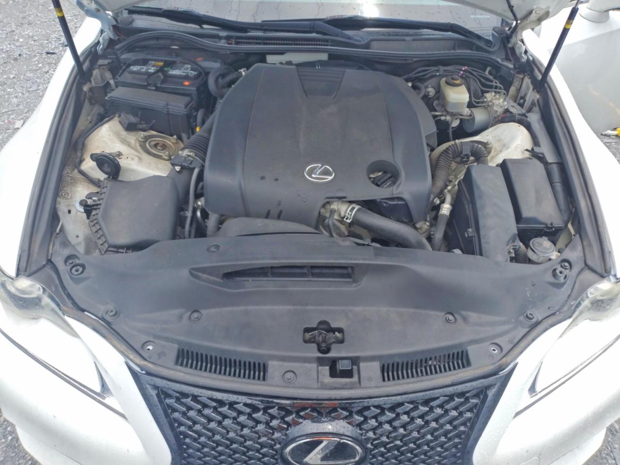 2014 Lexus Is 250 White vin: JTHBF1D25E5043217