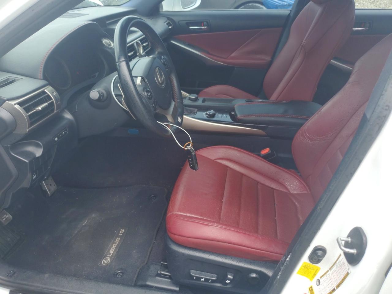 2014 Lexus Is 250 White vin: JTHBF1D25E5043217