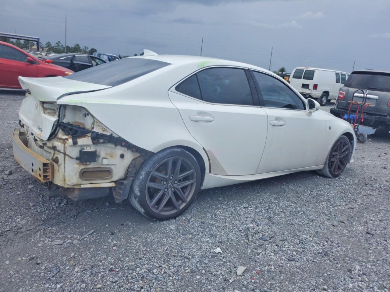 2014 Lexus Is 250 White vin: JTHBF1D25E5043217