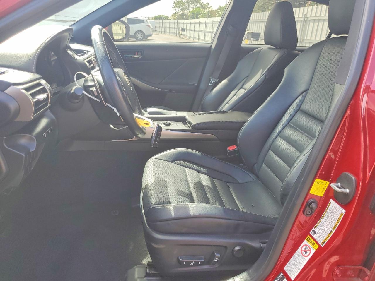 2015 Lexus Is 250 Red vin: JTHBF1D25F5047088