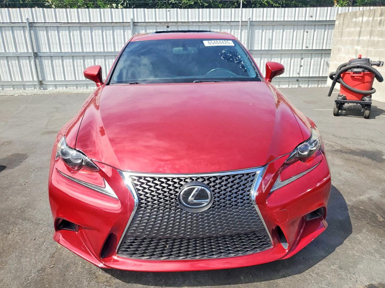 2015 Lexus Is 250 Red vin: JTHBF1D25F5047088