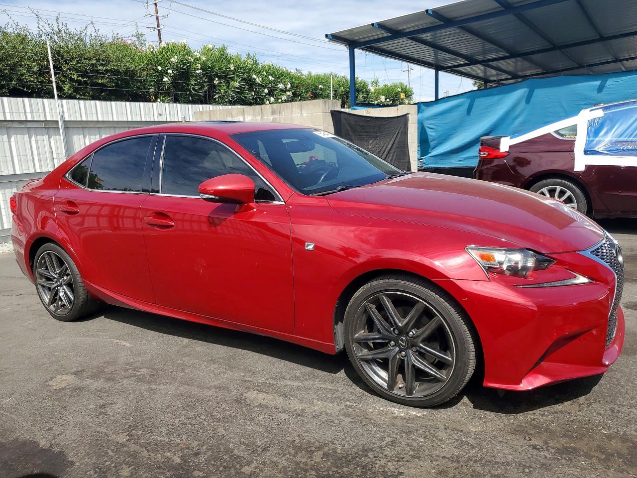 2015 Lexus Is 250 Red vin: JTHBF1D25F5047088