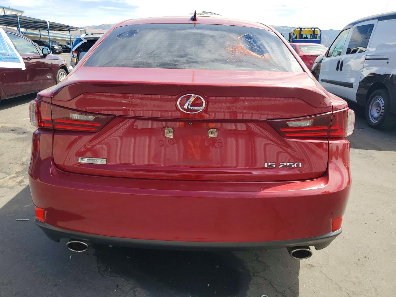2015 Lexus Is 250 Red vin: JTHBF1D25F5047088
