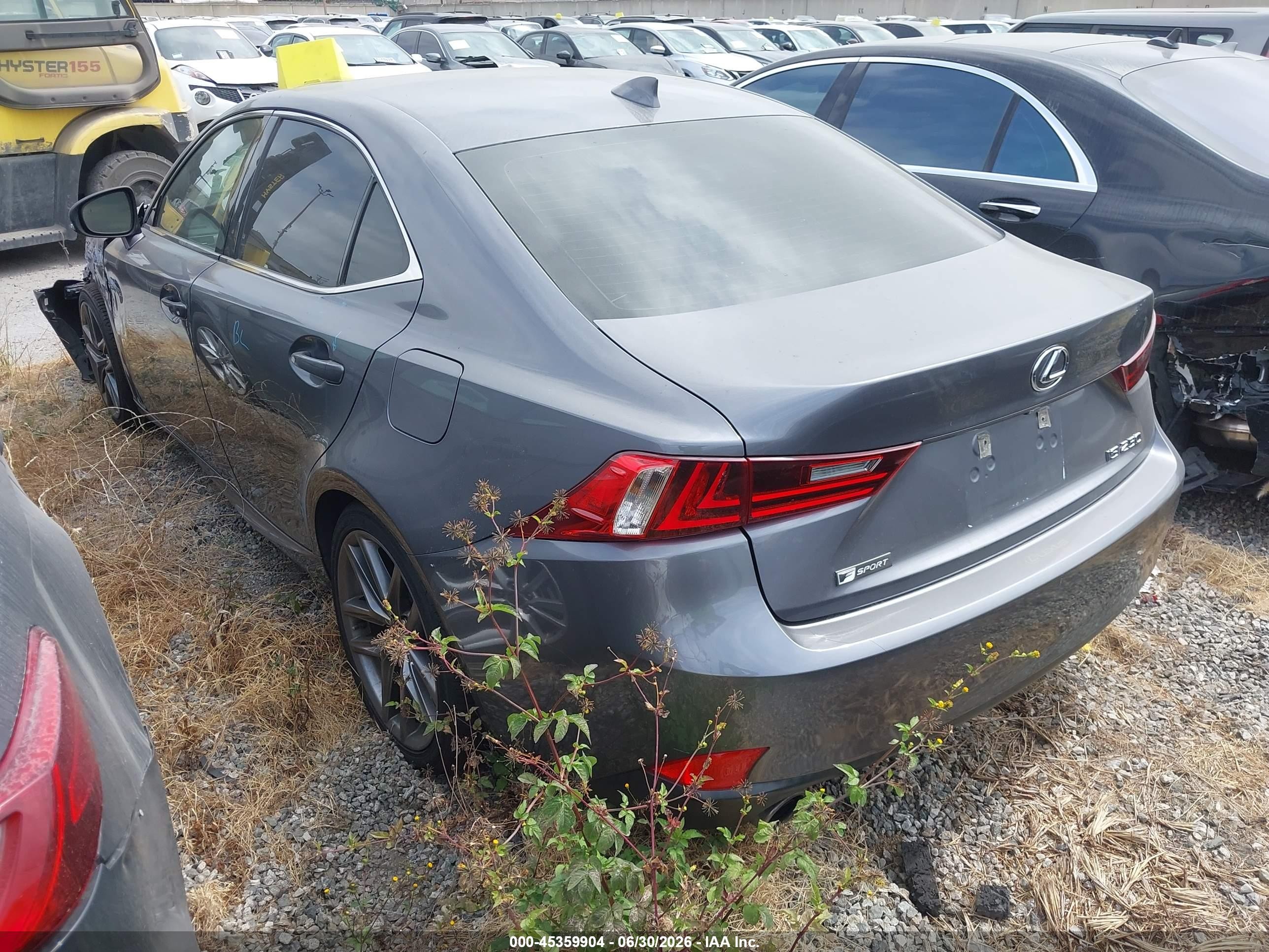 2015 Lexus Is 250   Silver vin: JTHBF1D25F5053926