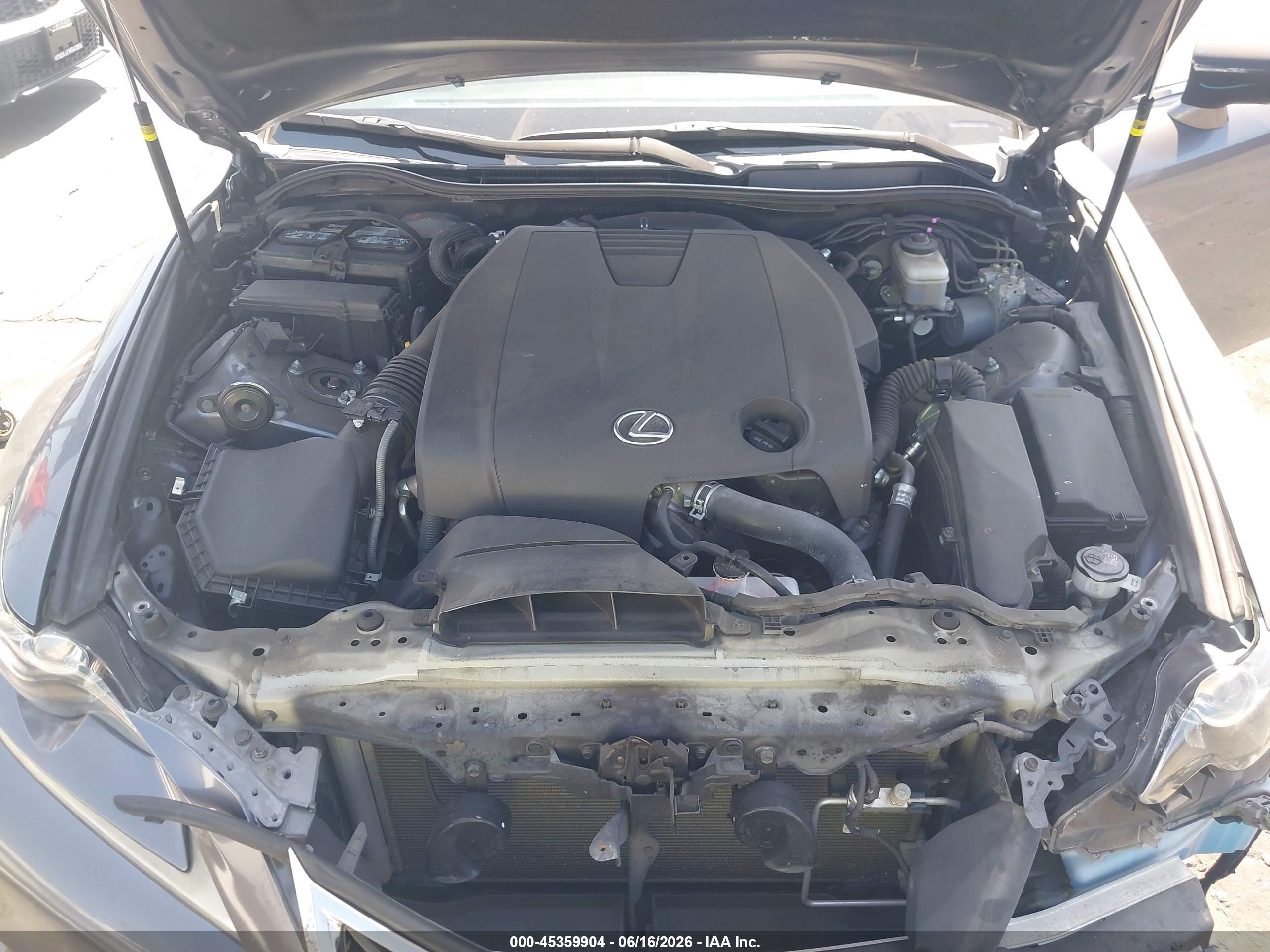 2015 Lexus Is 250   Silver vin: JTHBF1D25F5053926
