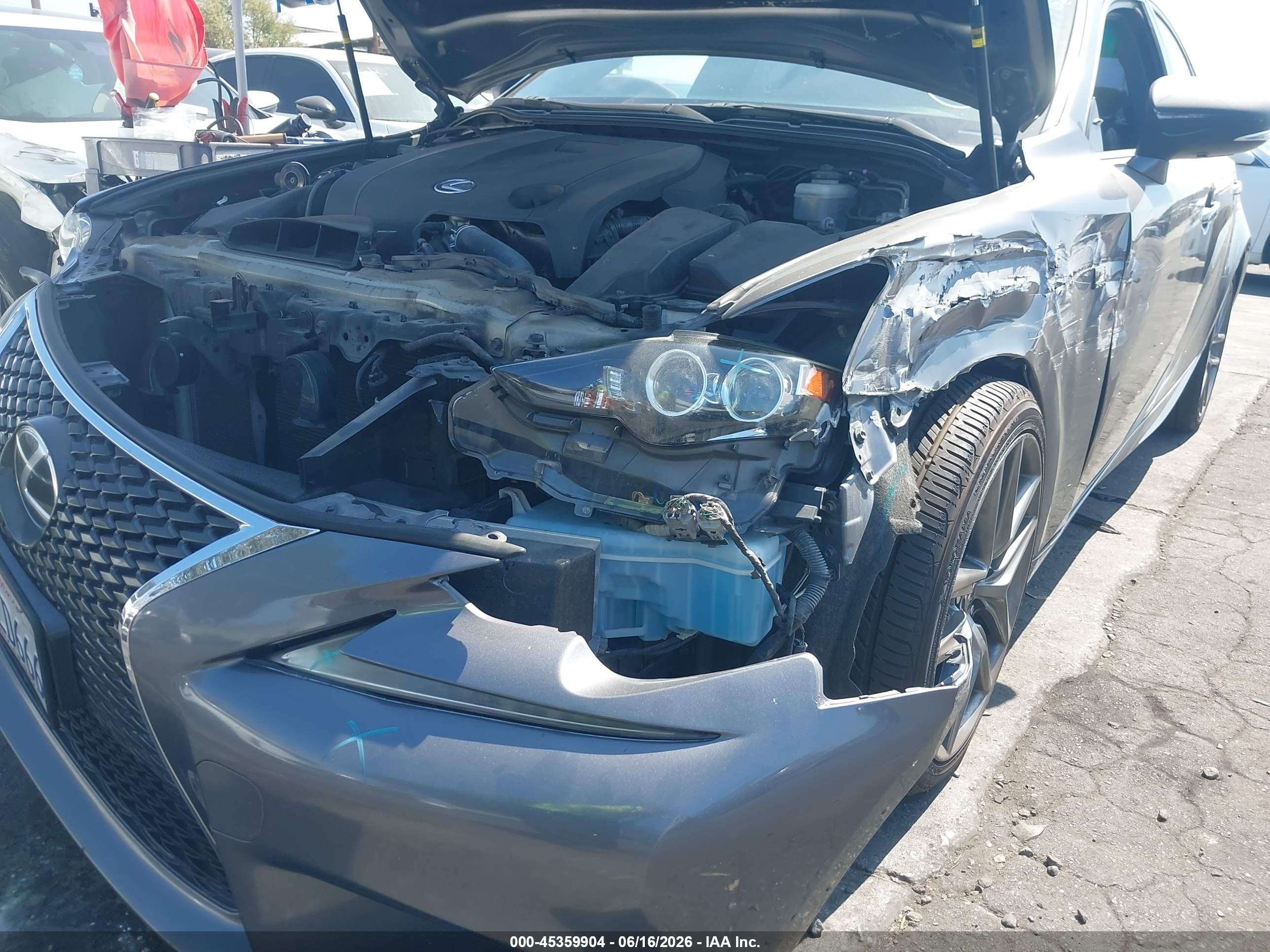 2015 Lexus Is 250   Silver vin: JTHBF1D25F5053926