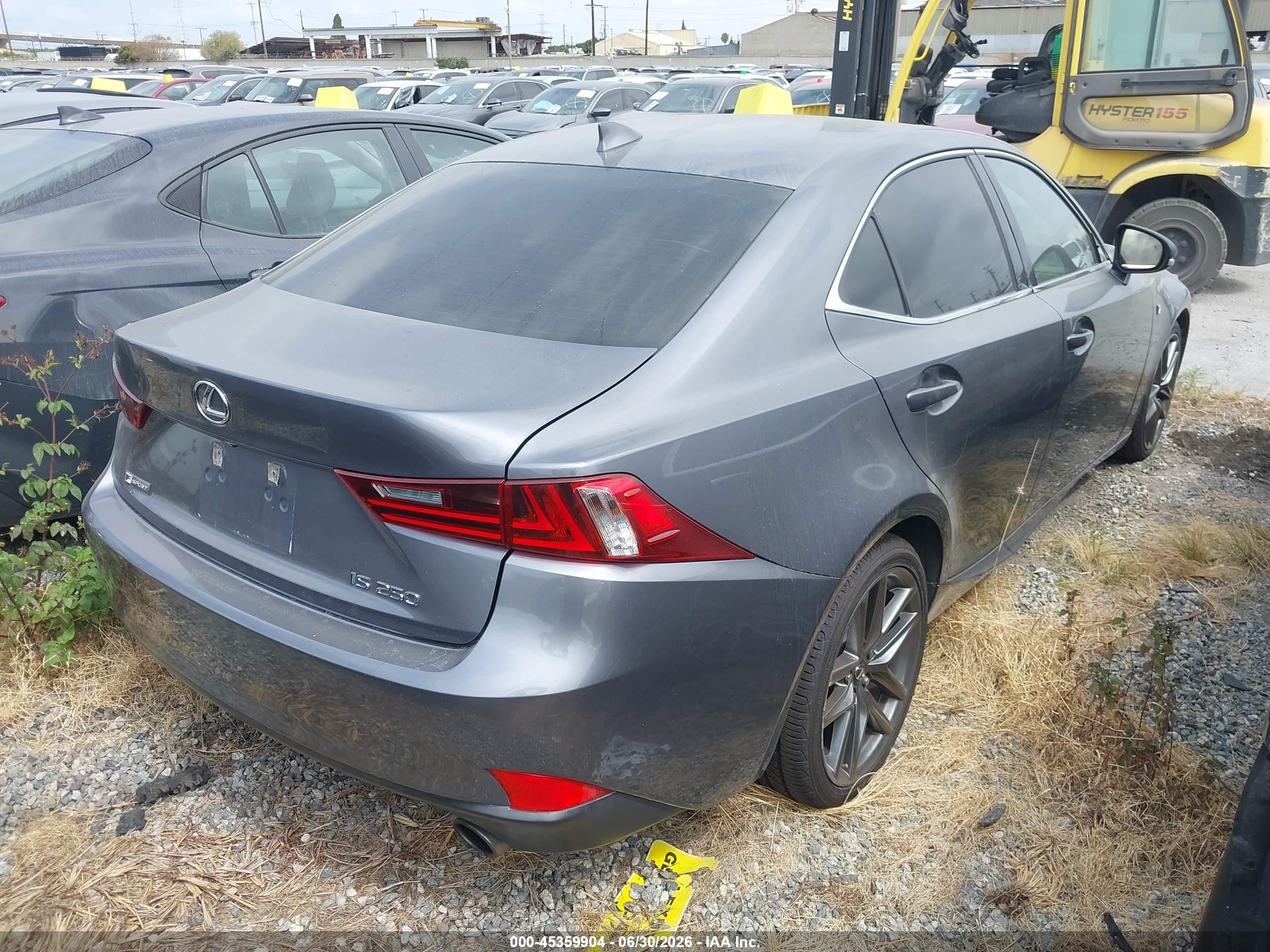 2015 Lexus Is 250   Silver vin: JTHBF1D25F5053926