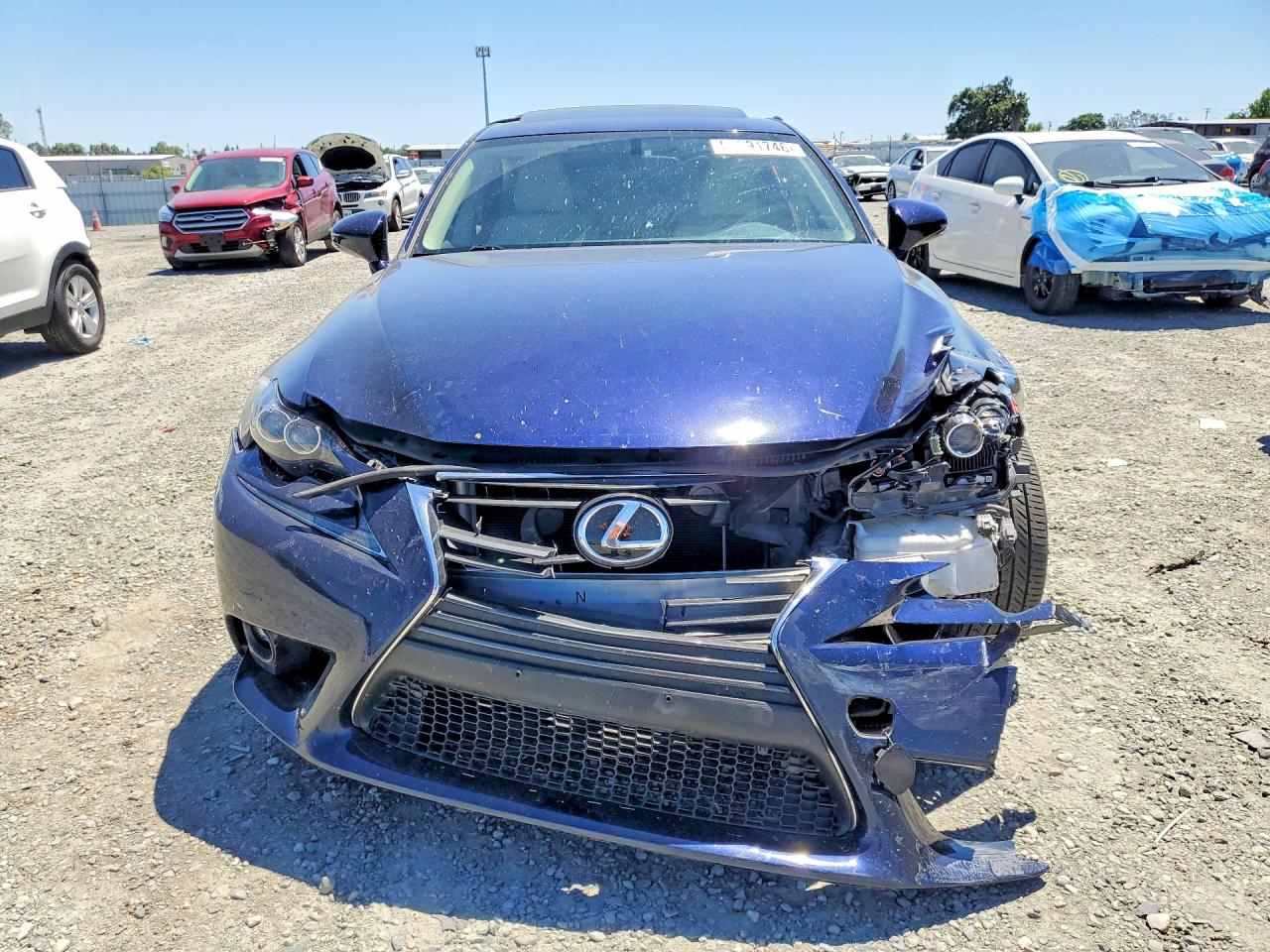 2015 Lexus Is 250 Blue vin: JTHBF1D25F5060536