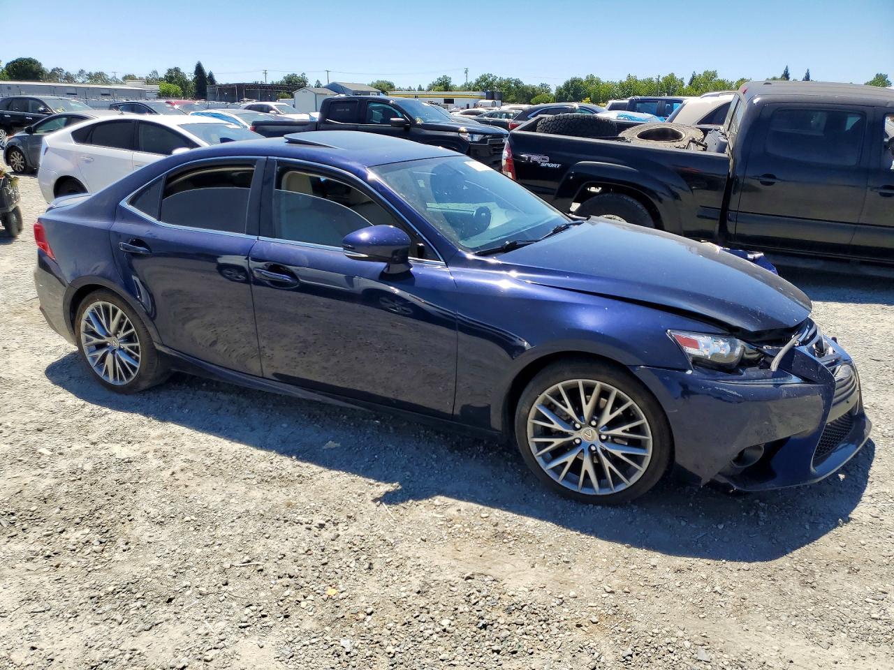 2015 Lexus Is 250 Blue vin: JTHBF1D25F5060536