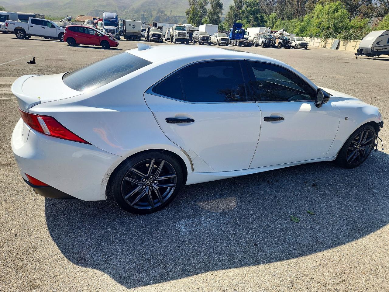 2015 Lexus Is 250 Белый vin: JTHBF1D25F5069284