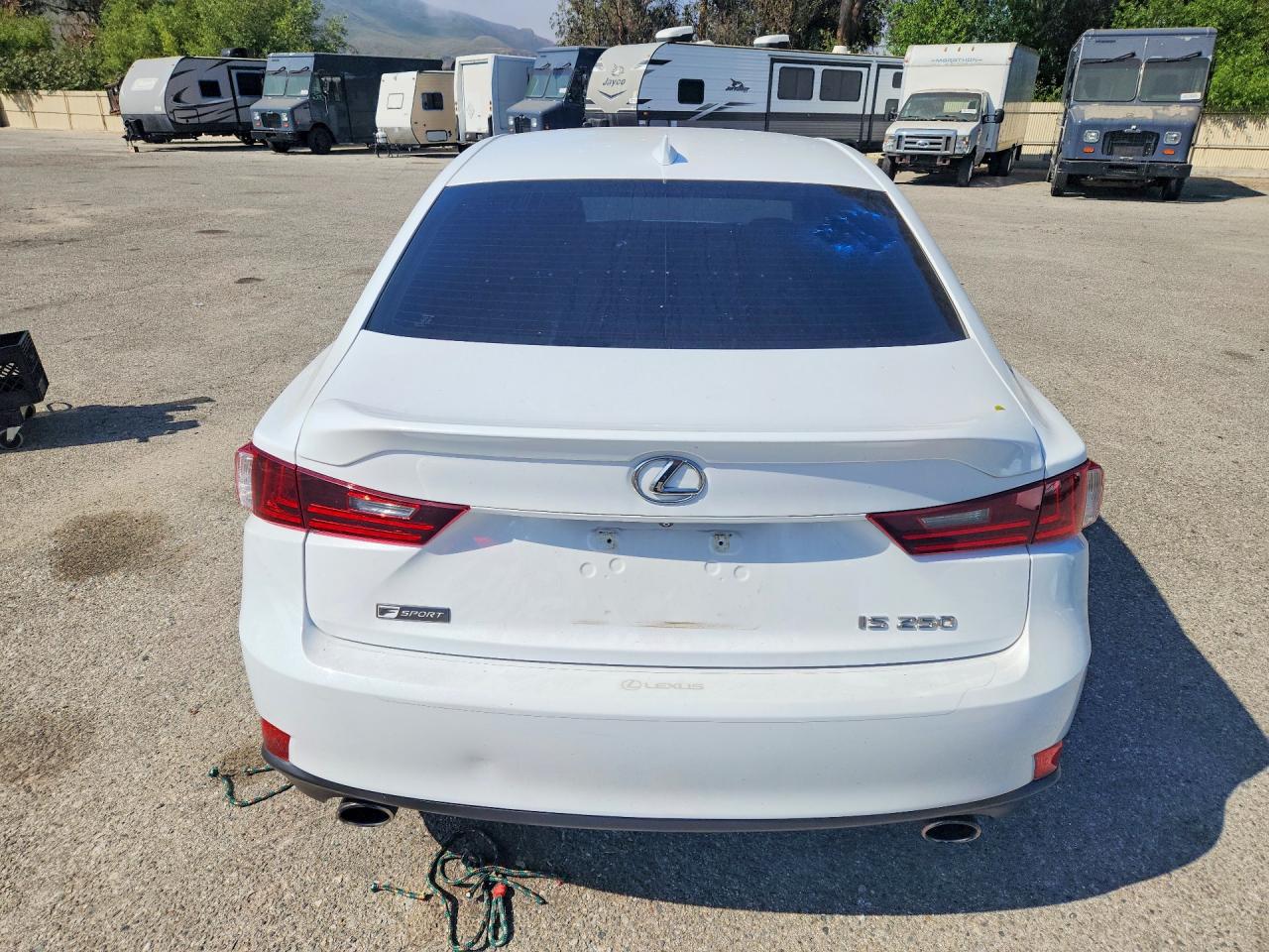2015 Lexus Is 250 Белый vin: JTHBF1D25F5069284