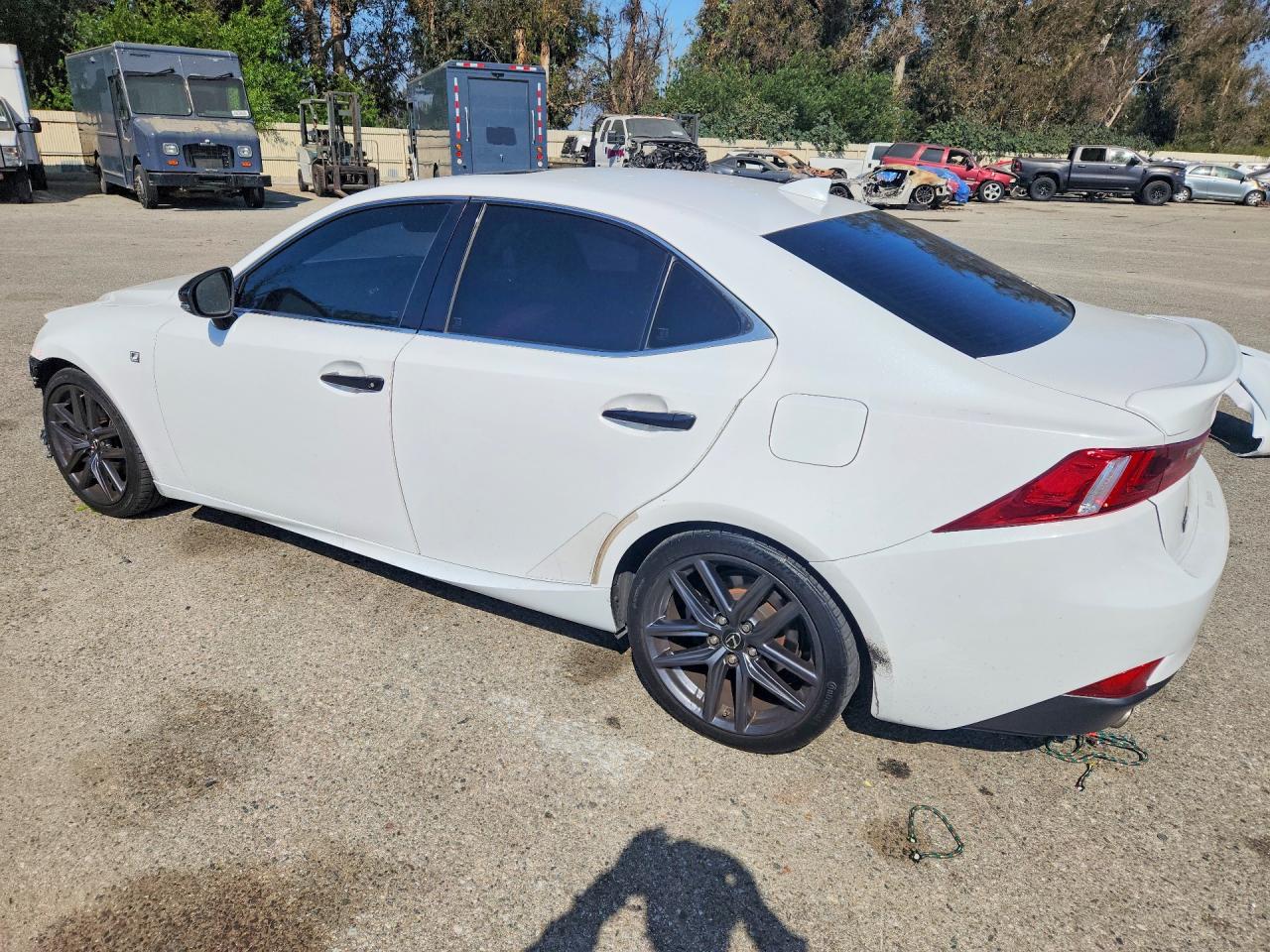 2015 Lexus Is 250 Белый vin: JTHBF1D25F5069284